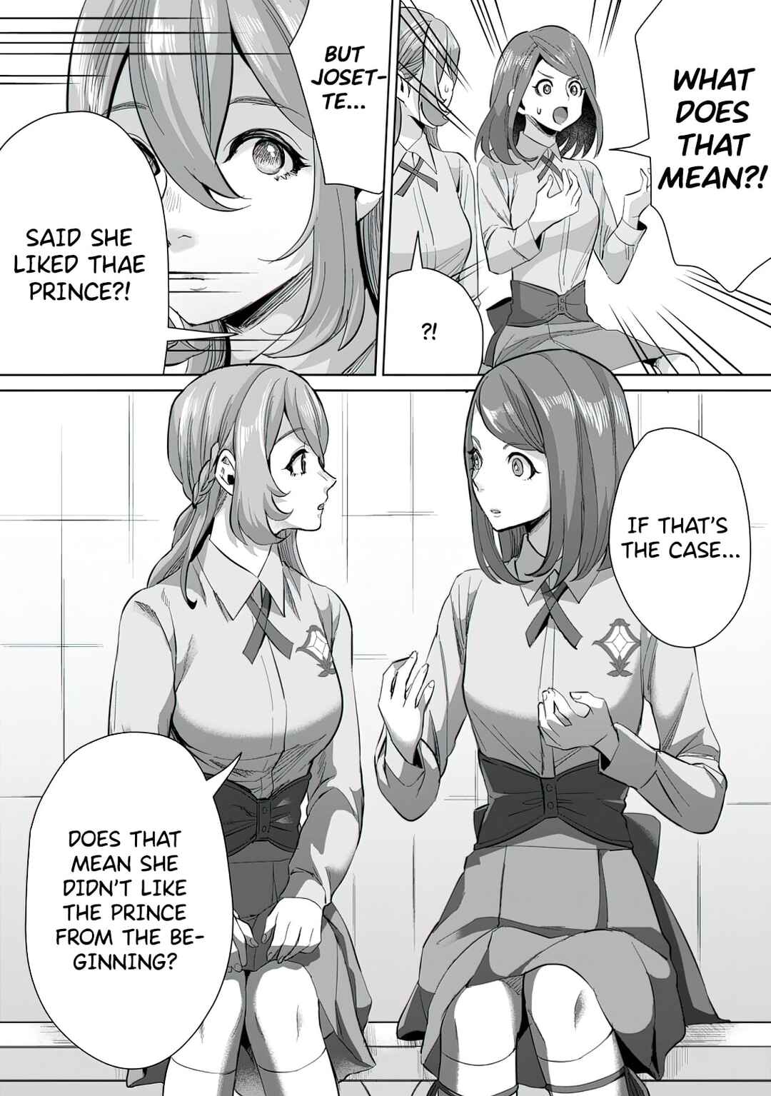 Page 8 Chapter 10.1 Gakuen Mono no Otome Game no Sekai ni Tensei Shita kedo, Cheat-mochi no Haikei Danshi Seito datta you desu