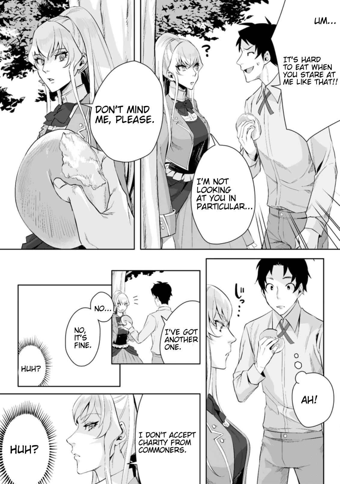 Page 5 Chapter 2.1 Gakuen Mono no Otome Game no Sekai ni Tensei Shita kedo, Cheat-mochi no Haikei Danshi Seito datta you desu