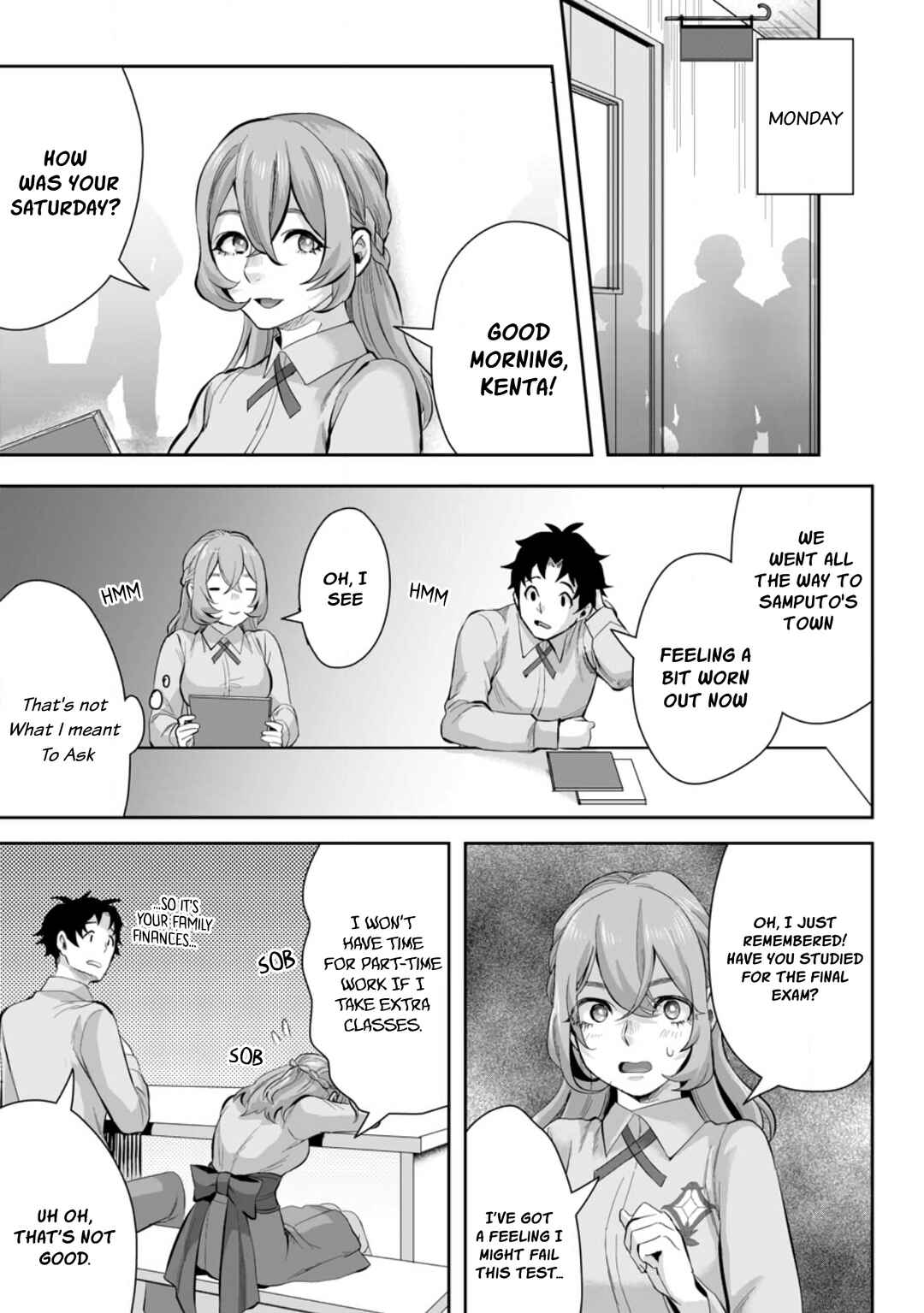Page 2 Chapter 14.3 Gakuen Mono no Otome Game no Sekai ni Tensei Shita kedo, Cheat-mochi no Haikei Danshi Seito datta you desu