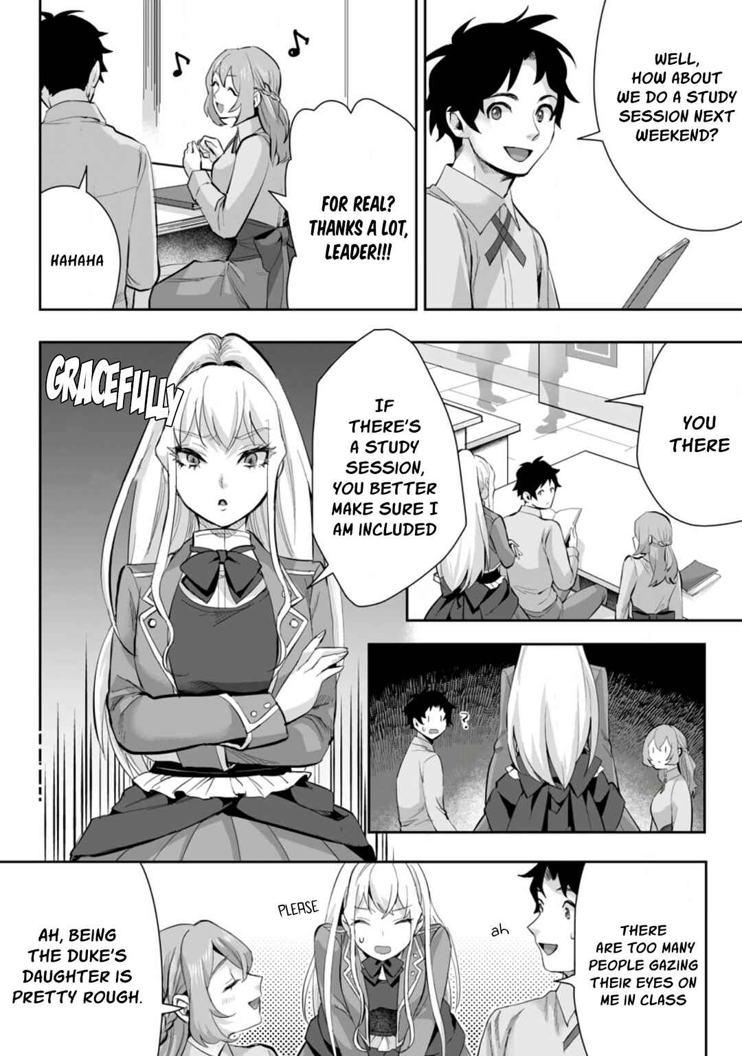 Page 3 Chapter 14.3 Gakuen Mono no Otome Game no Sekai ni Tensei Shita kedo, Cheat-mochi no Haikei Danshi Seito datta you desu