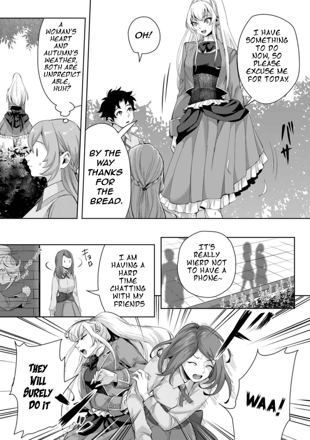 Page 10 Chapter 11.1 Gakuen Mono no Otome Game no Sekai ni Tensei Shita kedo, Cheat-mochi no Haikei Danshi Seito datta you desu