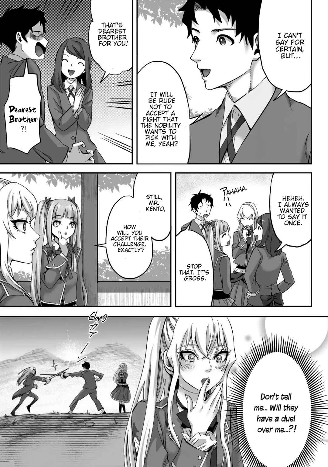 Page 27 Chapter 21 Gakuen Mono no Otome Game no Sekai ni Tensei Shita kedo, Cheat-mochi no Haikei Danshi Seito datta you desu