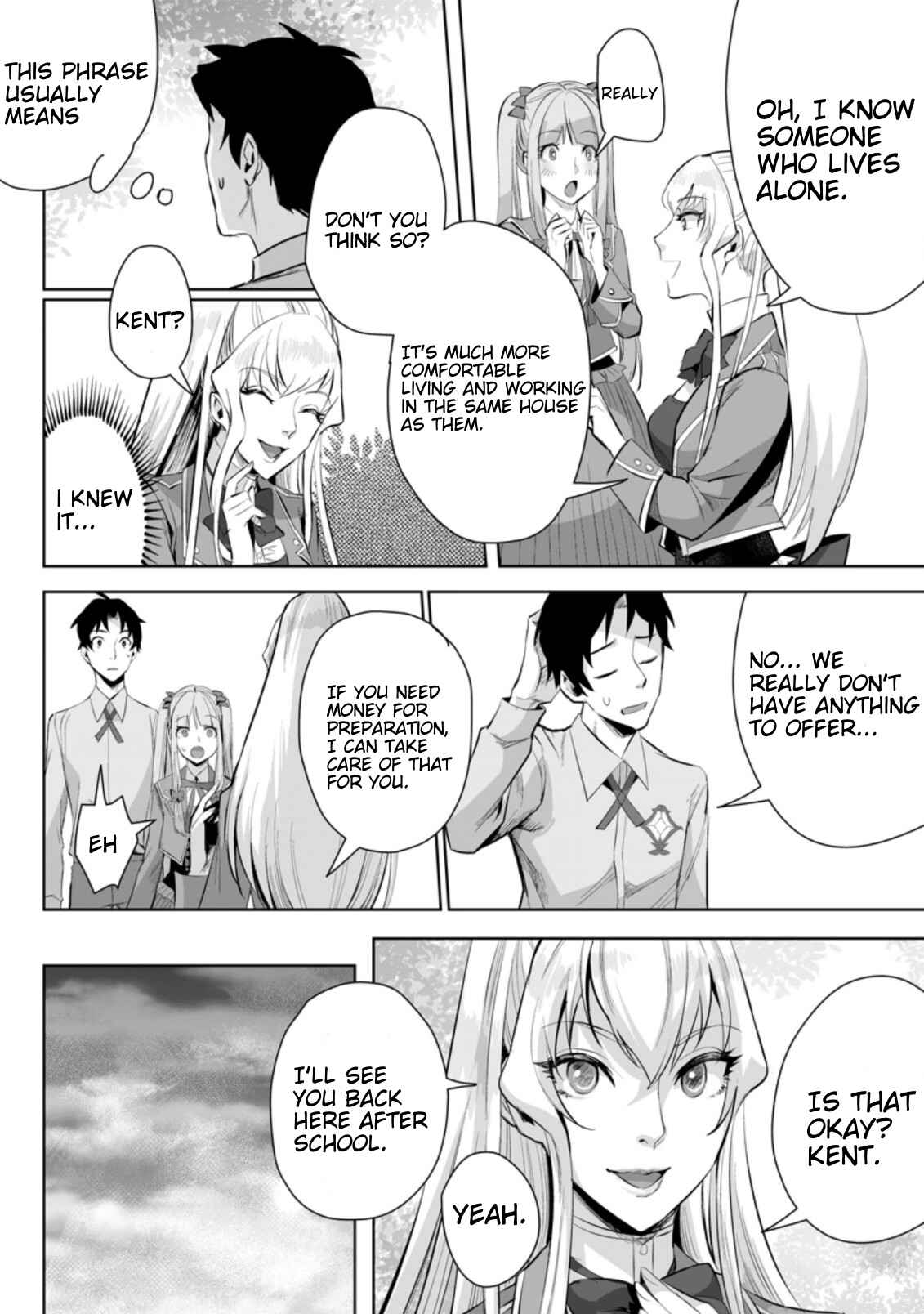 Page 8 Chapter 2.2 Gakuen Mono no Otome Game no Sekai ni Tensei Shita kedo, Cheat-mochi no Haikei Danshi Seito datta you desu