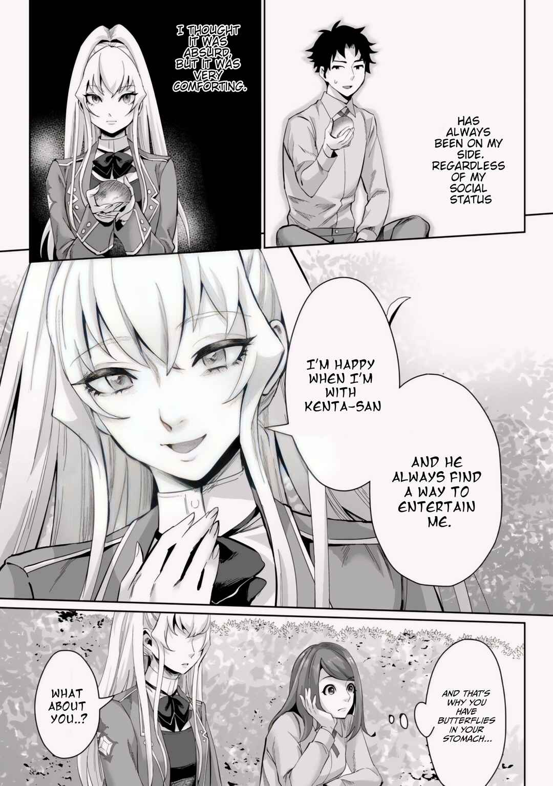 Page 4 Chapter 11.2 Gakuen Mono no Otome Game no Sekai ni Tensei Shita kedo, Cheat-mochi no Haikei Danshi Seito datta you desu