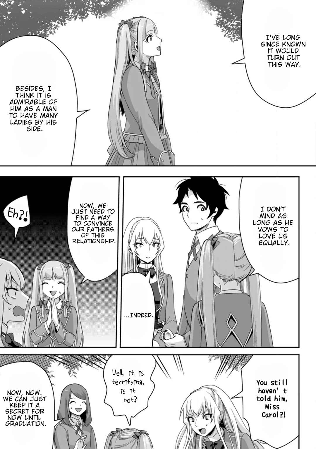 Page 9 Chapter 16.2 Gakuen Mono no Otome Game no Sekai ni Tensei Shita kedo, Cheat-mochi no Haikei Danshi Seito datta you desu