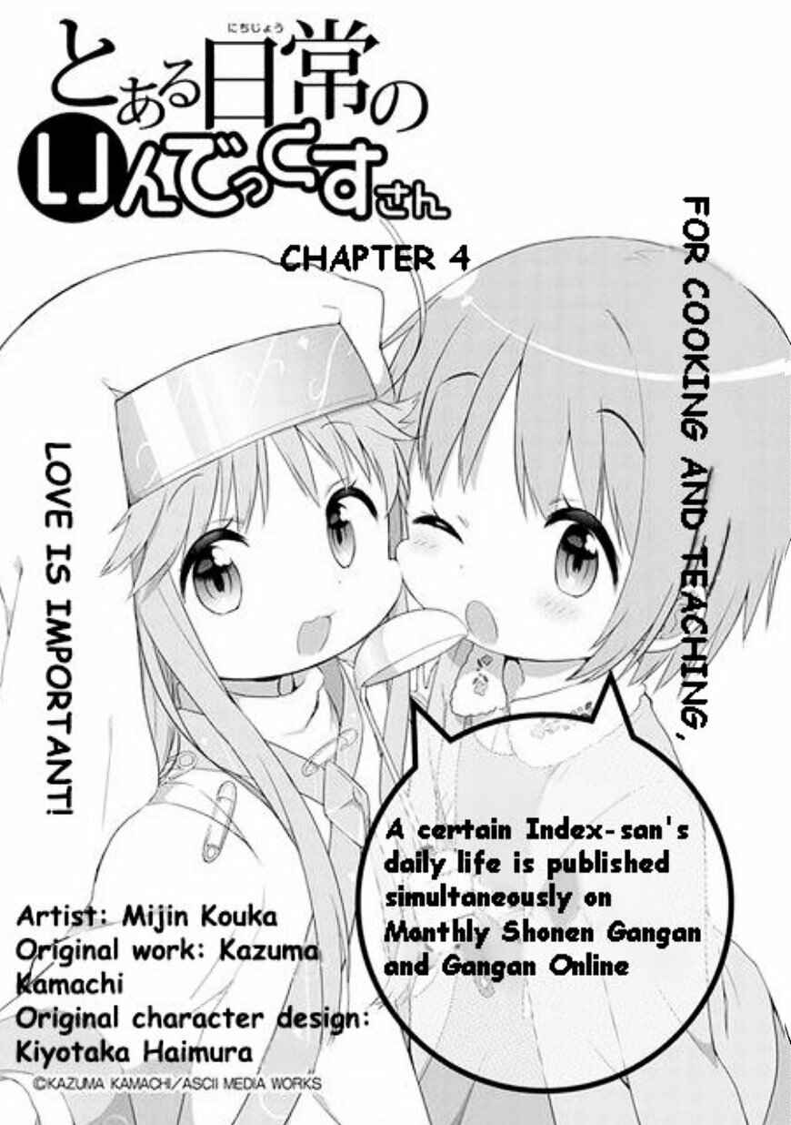 Page 1 Chapter 4 Toaru Nichijou no Index-san