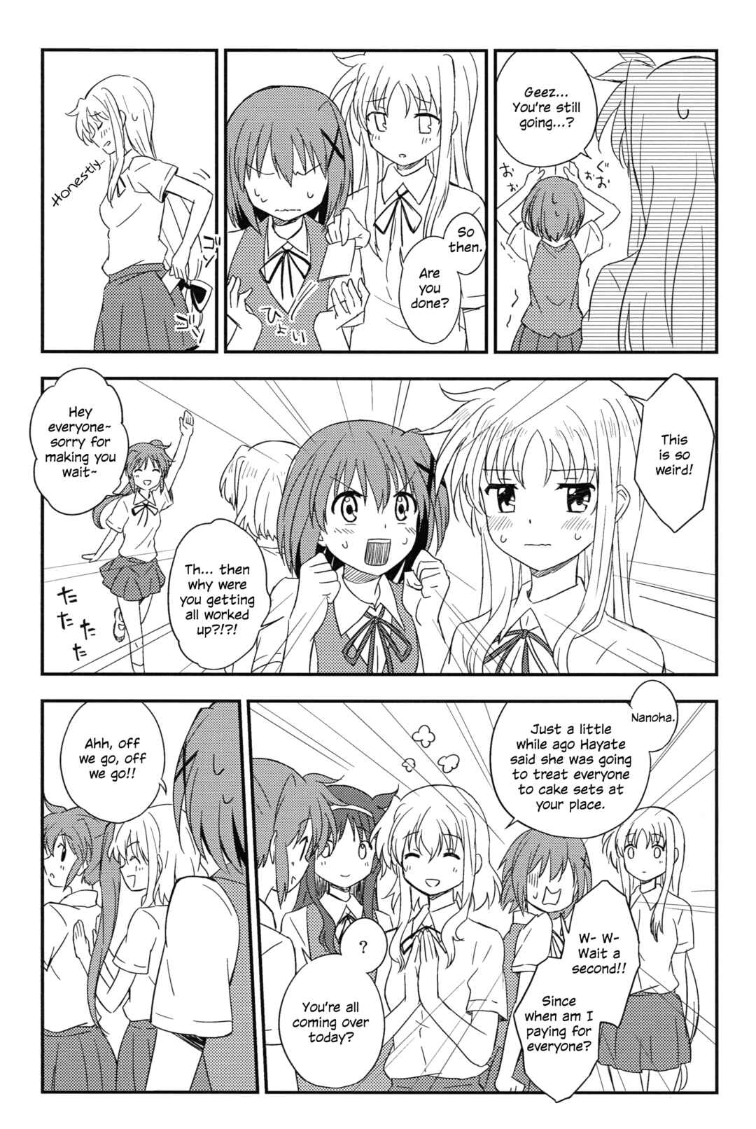 Page 11 Chapter Unknown_7487 Mahou Shoujo Lyrical Nanoha - Afternoon Tea ni wa Bitter Cake o (doujinshi)
