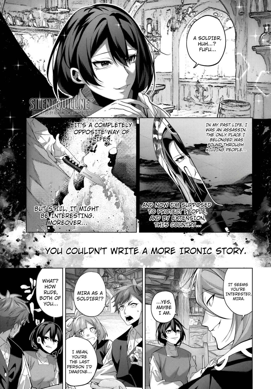 Page 16 Chapter 4 Katsute no Ansatsusha wa Raise de Chigau Ikikata o