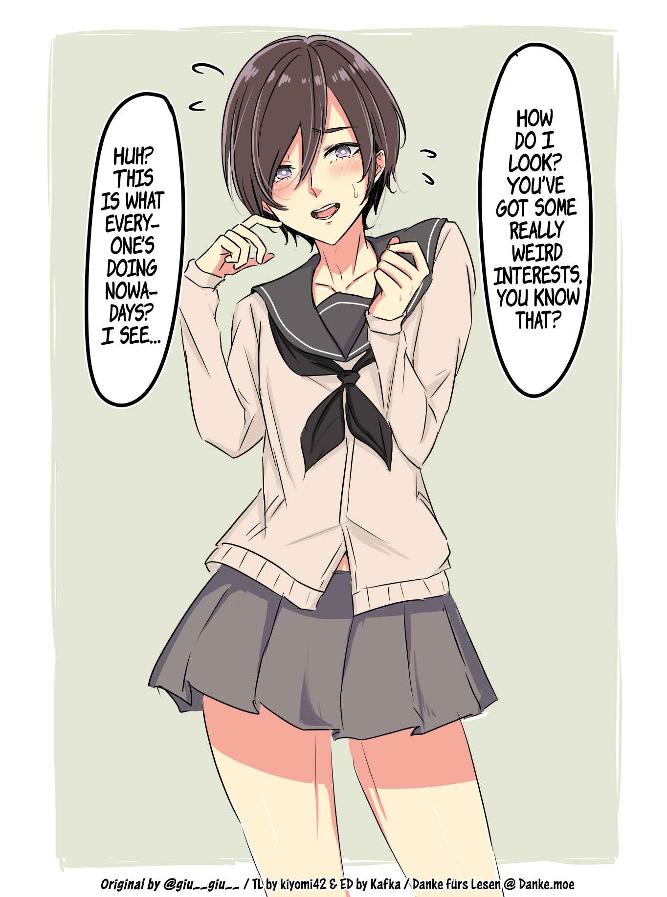 Page 1 Chapter Unknown_822a Convincing a Naïve Boy That Crossdressings All the Rage