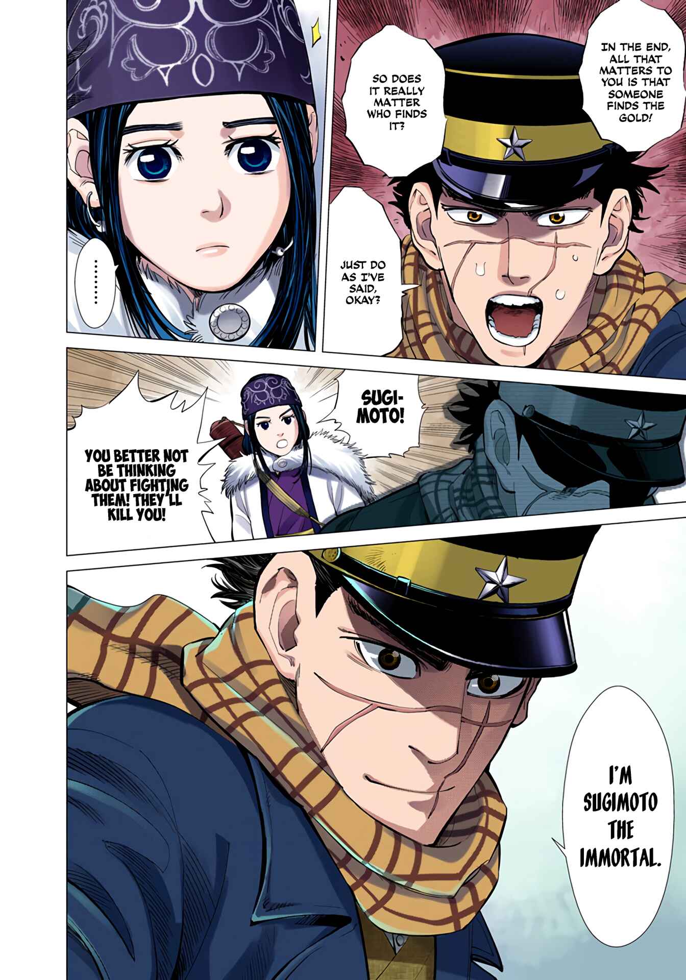 Page 4 Chapter 9 Golden Kamuy (Official Colored)