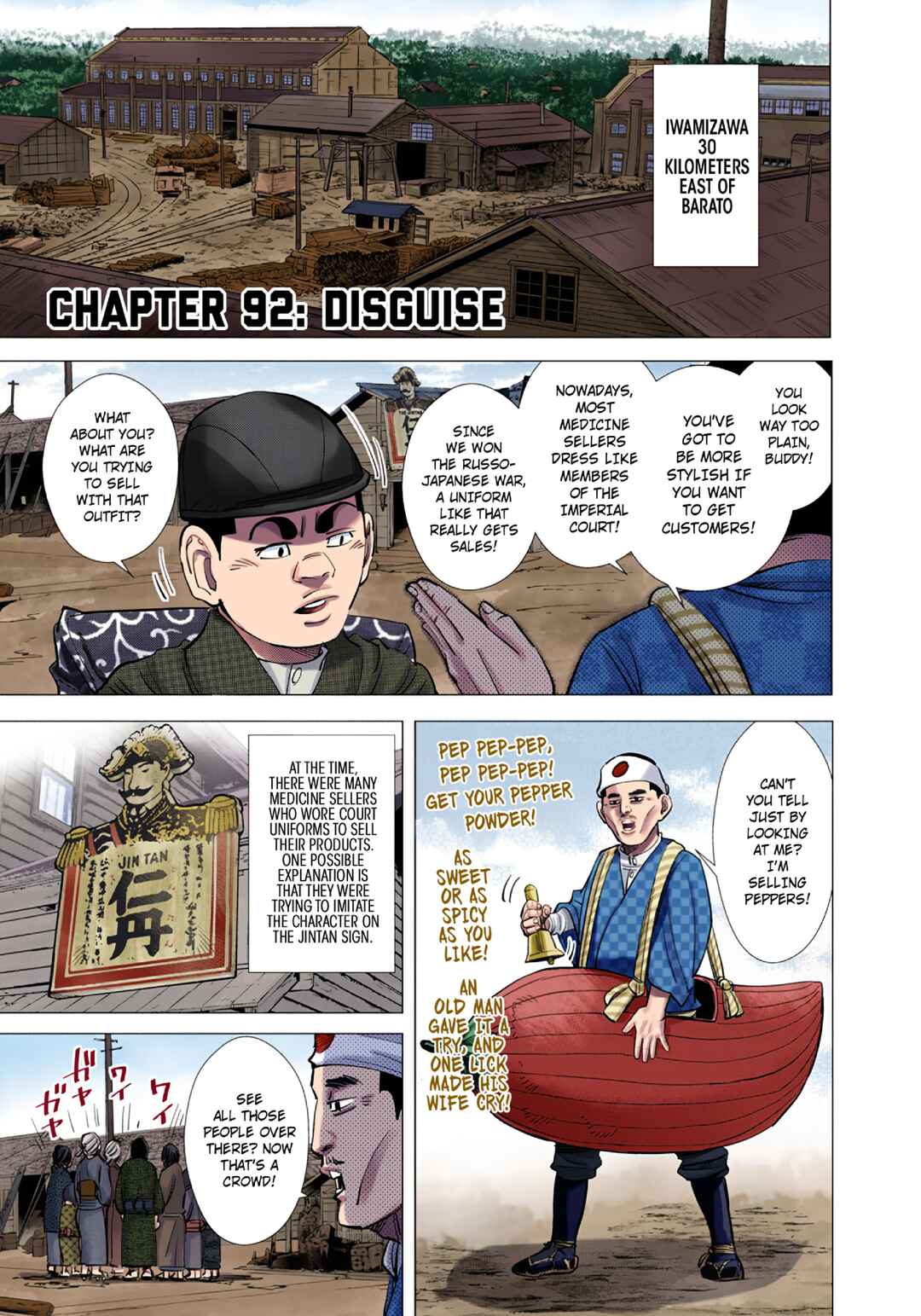 Page 1 Chapter 92 Golden Kamuy (Official Colored)