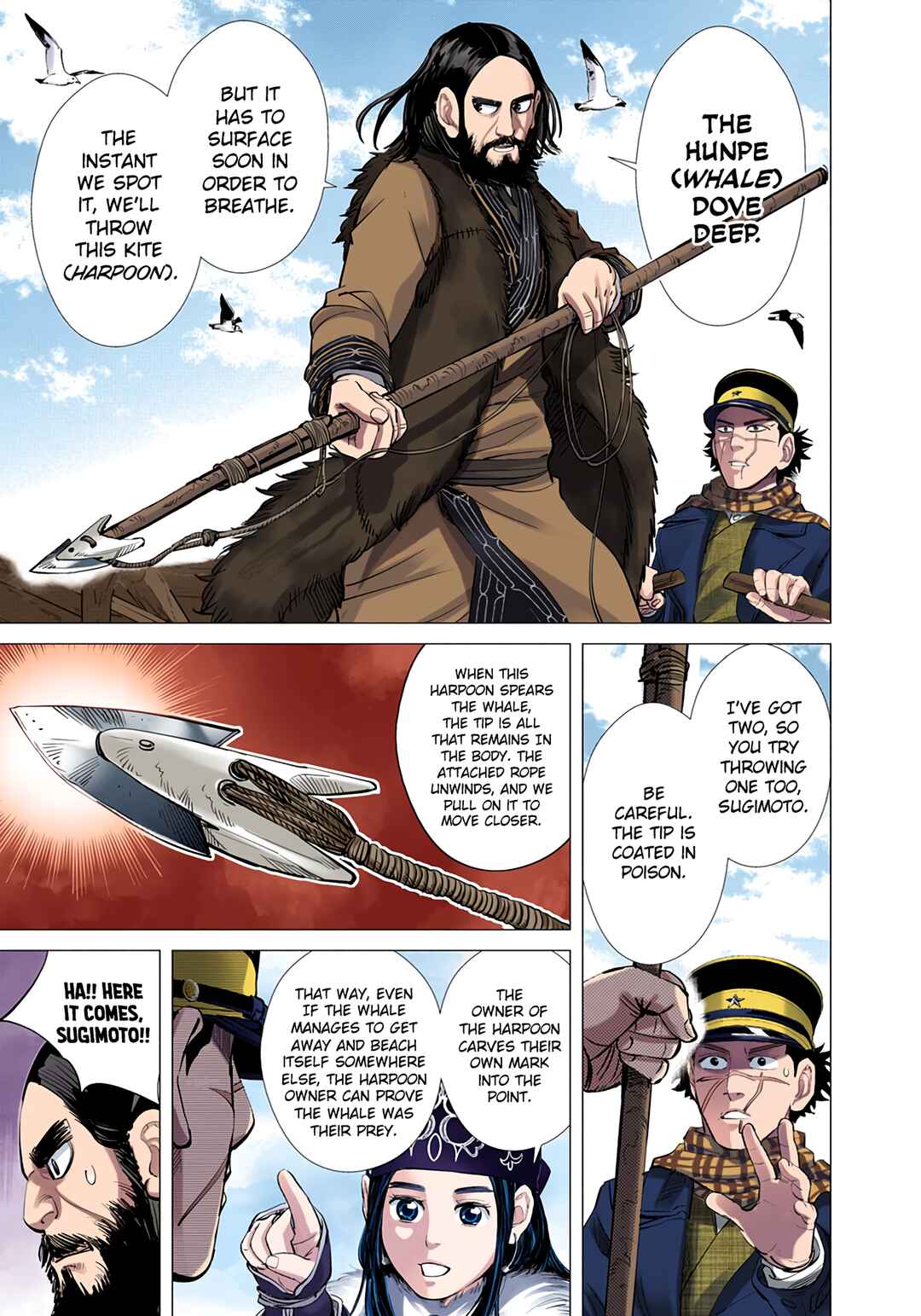 Page 8 Chapter 38 Golden Kamuy (Official Colored)