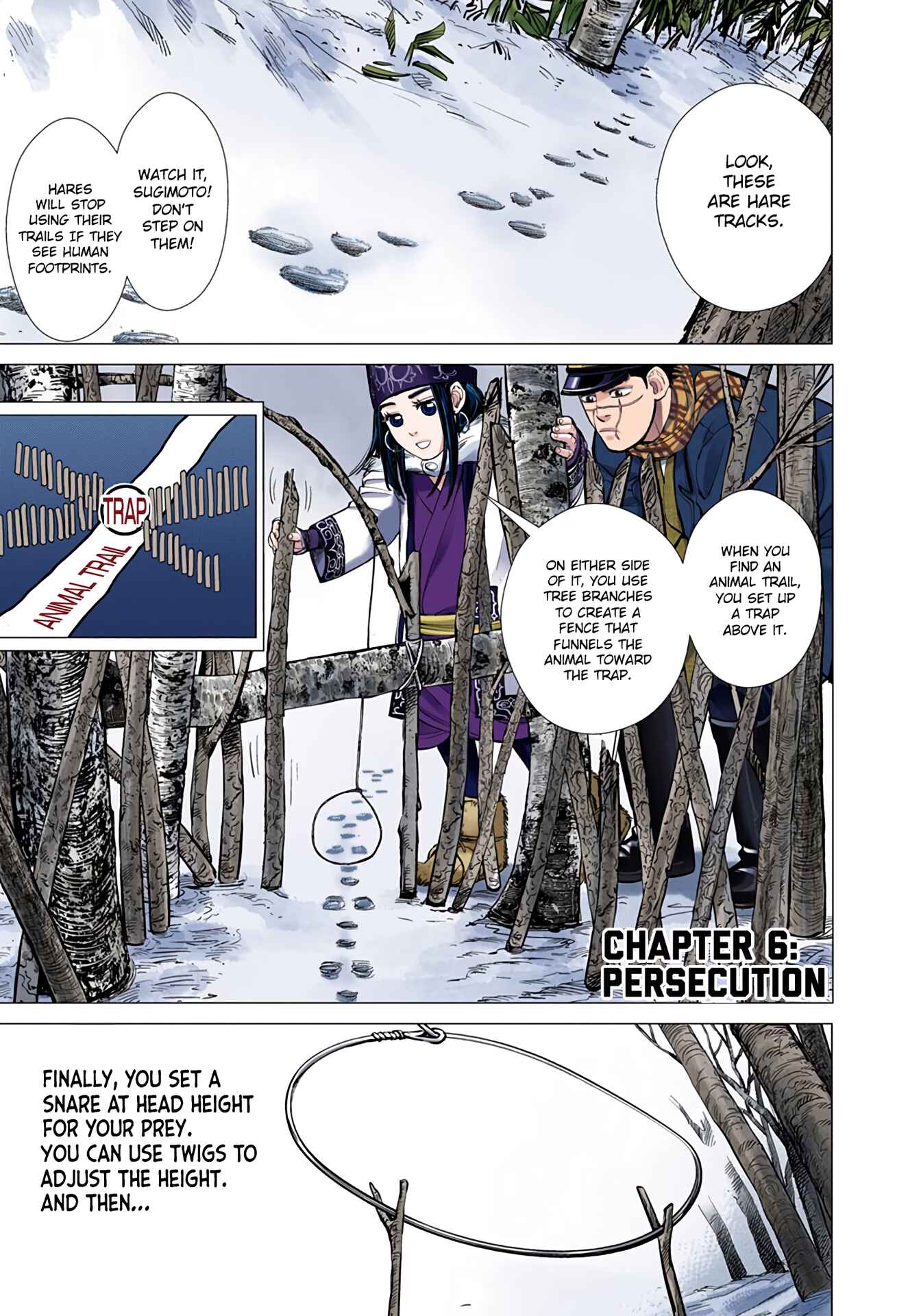 Page 1 Chapter 6 Golden Kamuy (Official Colored)