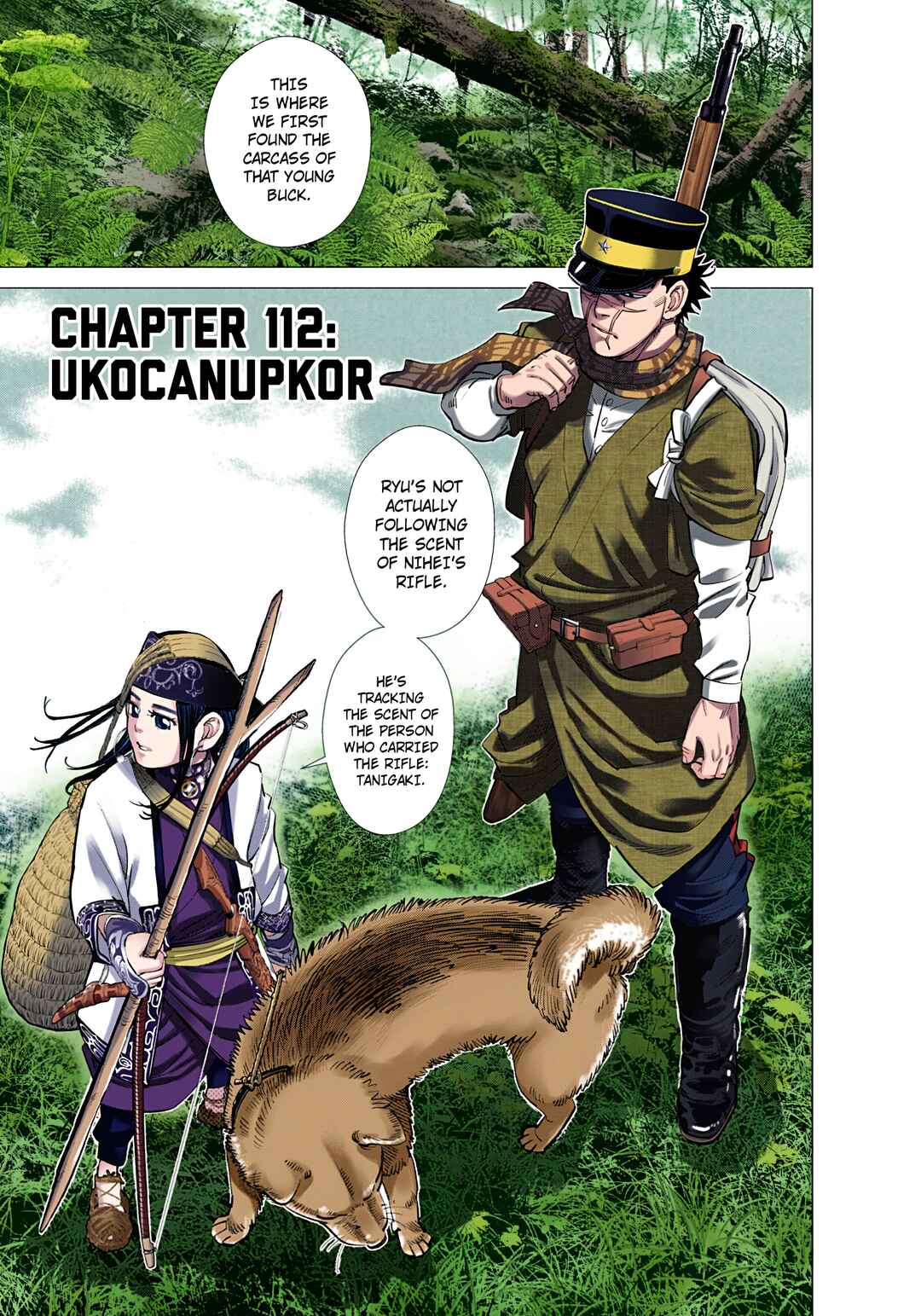 Page 1 Chapter 112 Golden Kamuy (Official Colored)