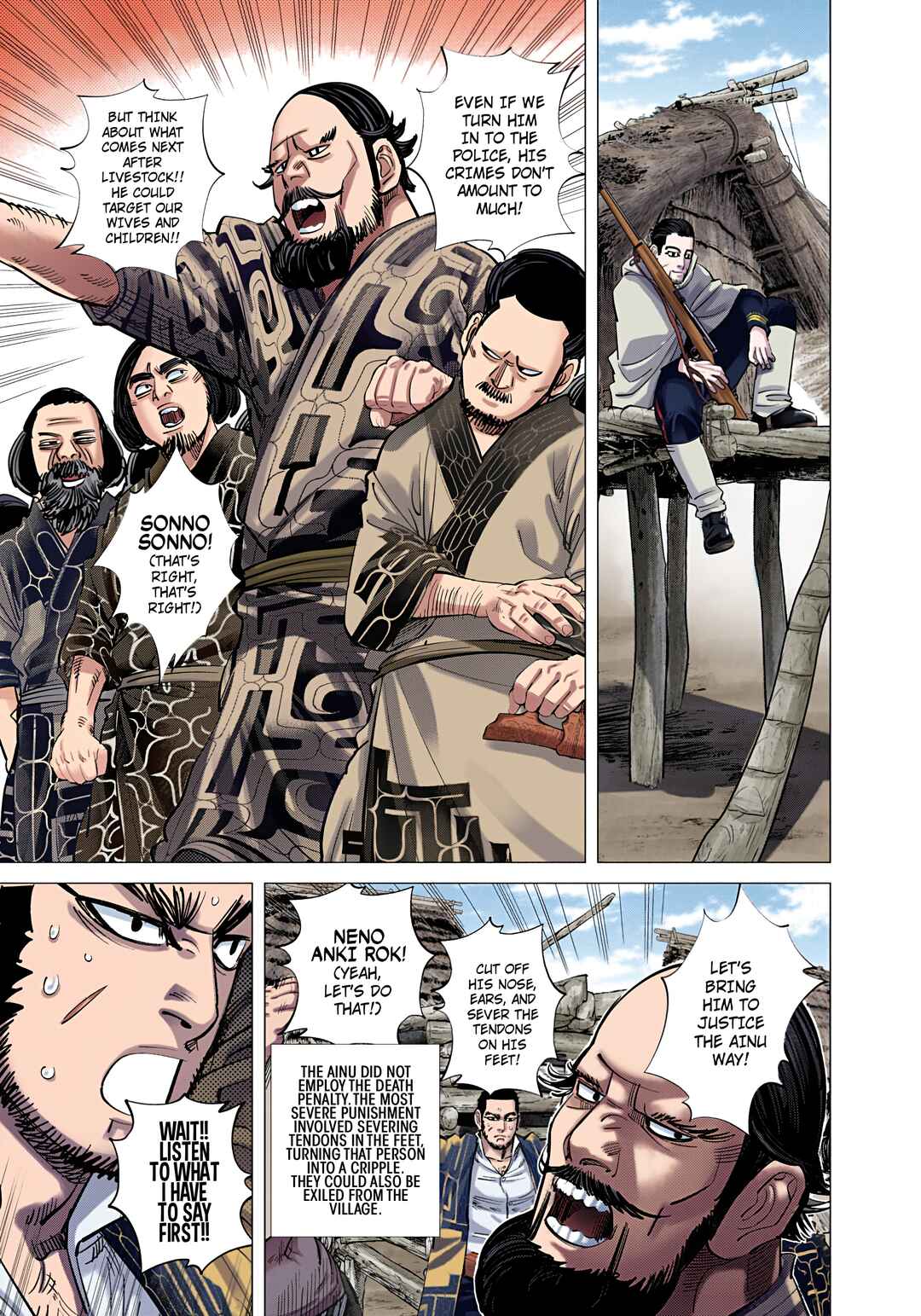 Page 9 Chapter 110 Golden Kamuy (Official Colored)