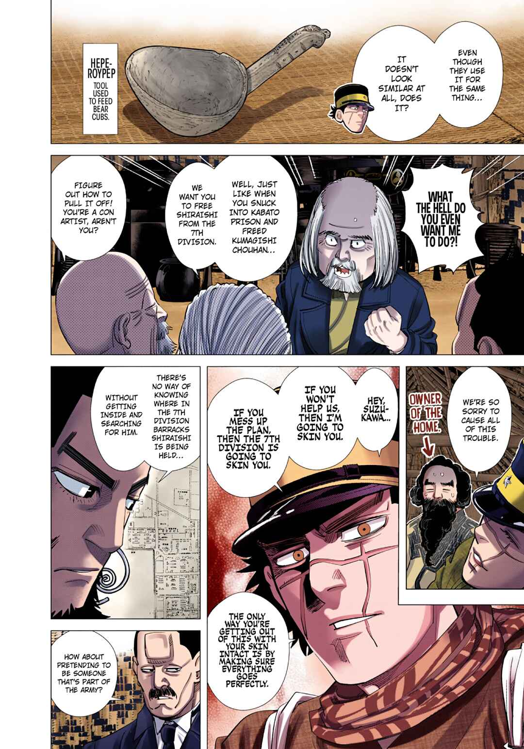 Page 7 Chapter 95 Golden Kamuy (Official Colored)