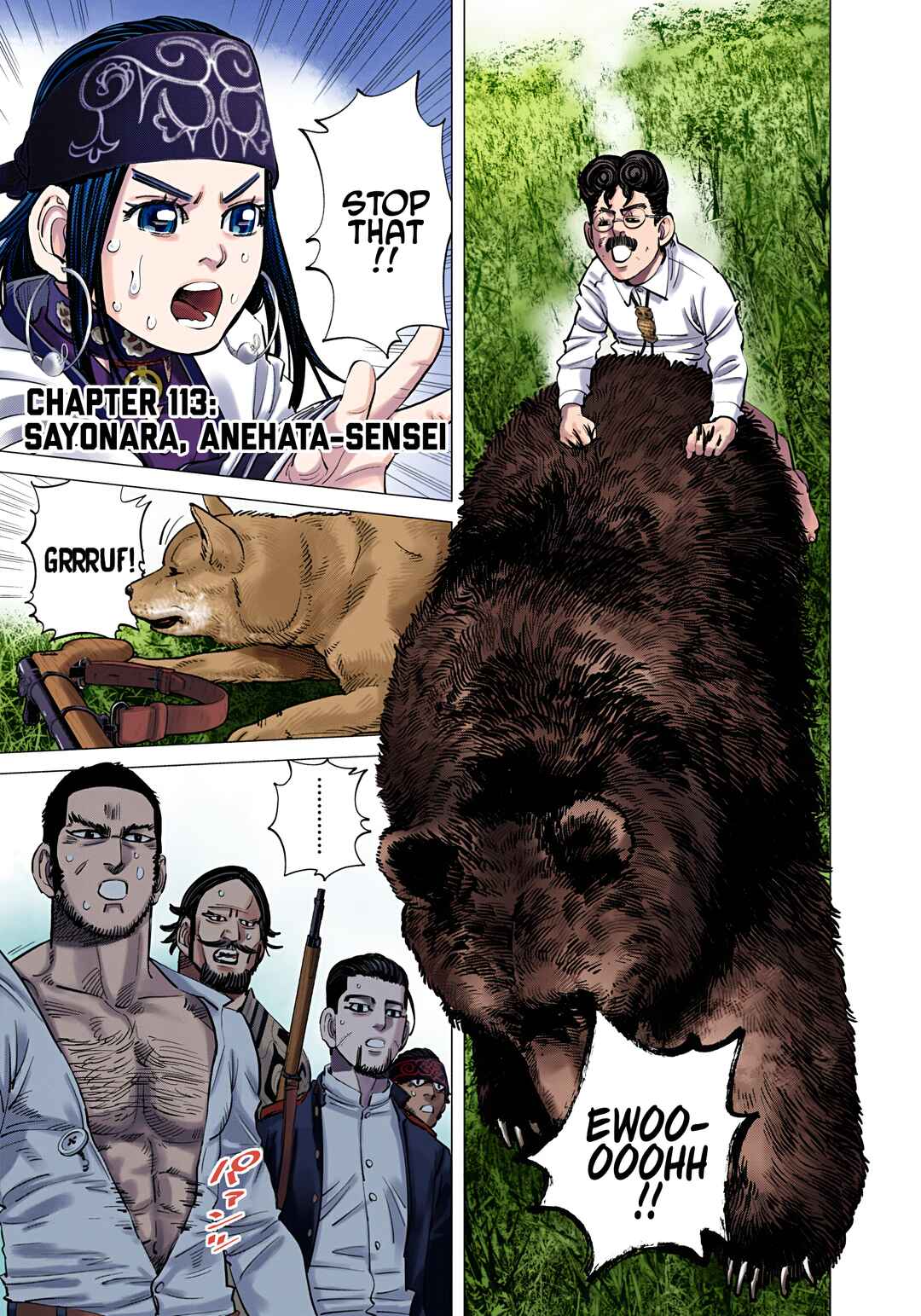 Page 1 Chapter 113 Golden Kamuy (Official Colored)