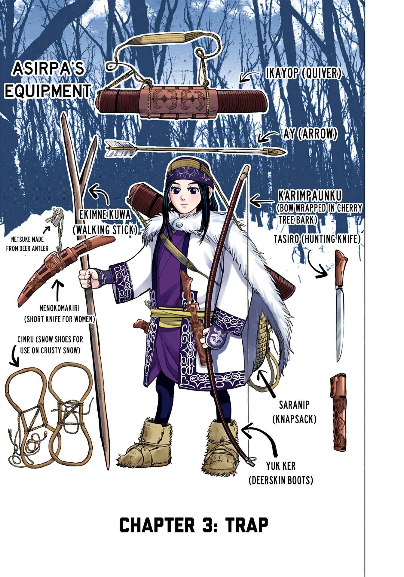 Page 1 Chapter 3 Golden Kamuy (Official Colored)