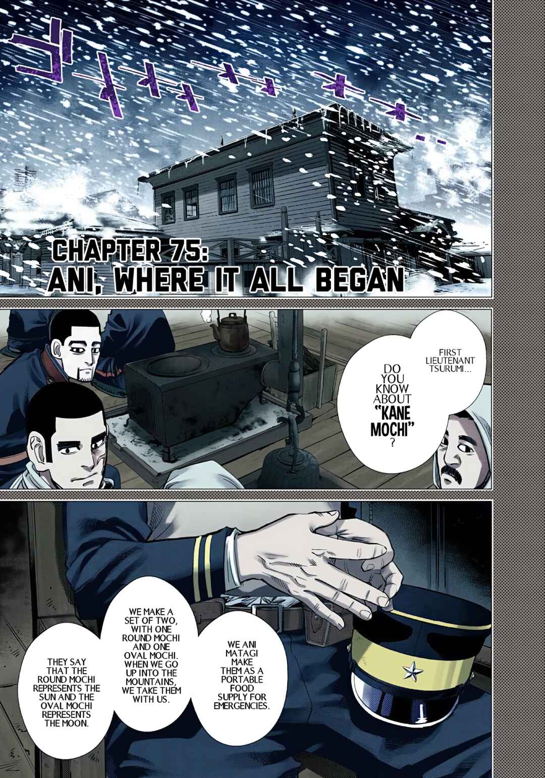 Page 1 Chapter 75 Golden Kamuy (Official Colored)