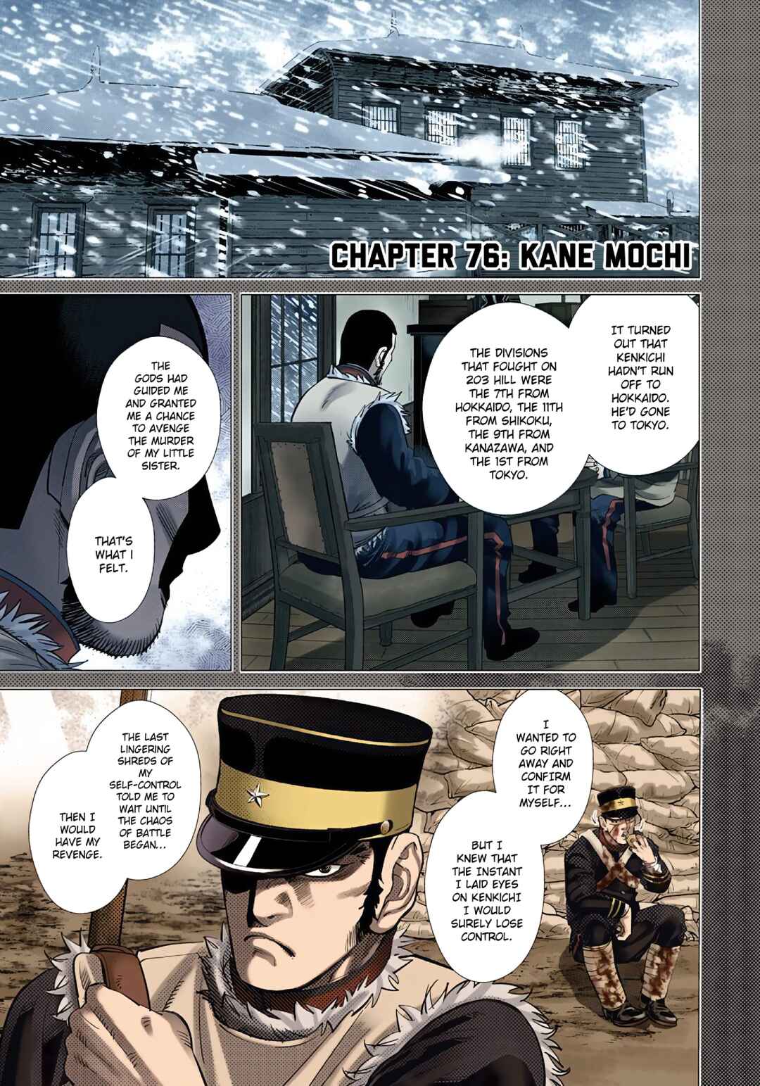Page 1 Chapter 76 Golden Kamuy (Official Colored)