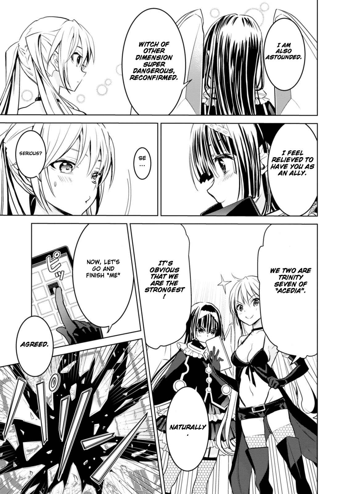 Page 11 Chapter 5 Trinity Seven: Liese Chronicle