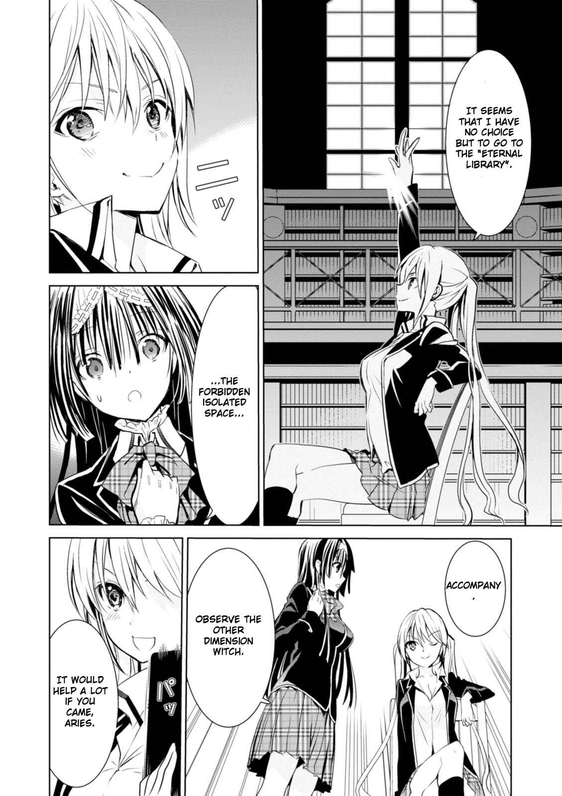 Page 10 Chapter 4 Trinity Seven: Liese Chronicle