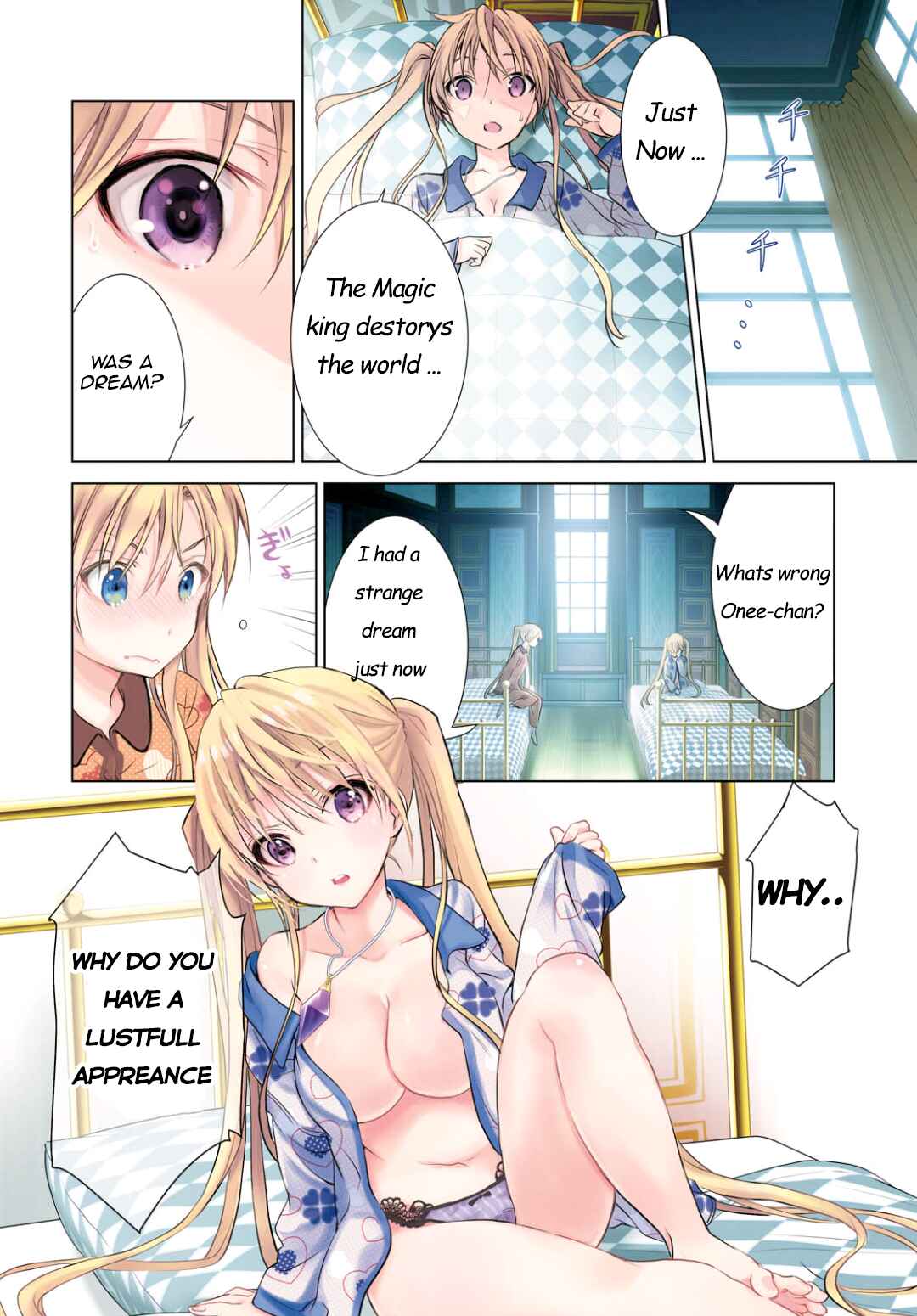 Page 4 Chapter 1.1 Trinity Seven: Liese Chronicle