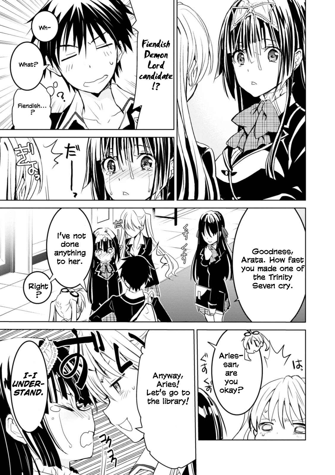 Page 13 Chapter 6 Trinity Seven: Liese Chronicle