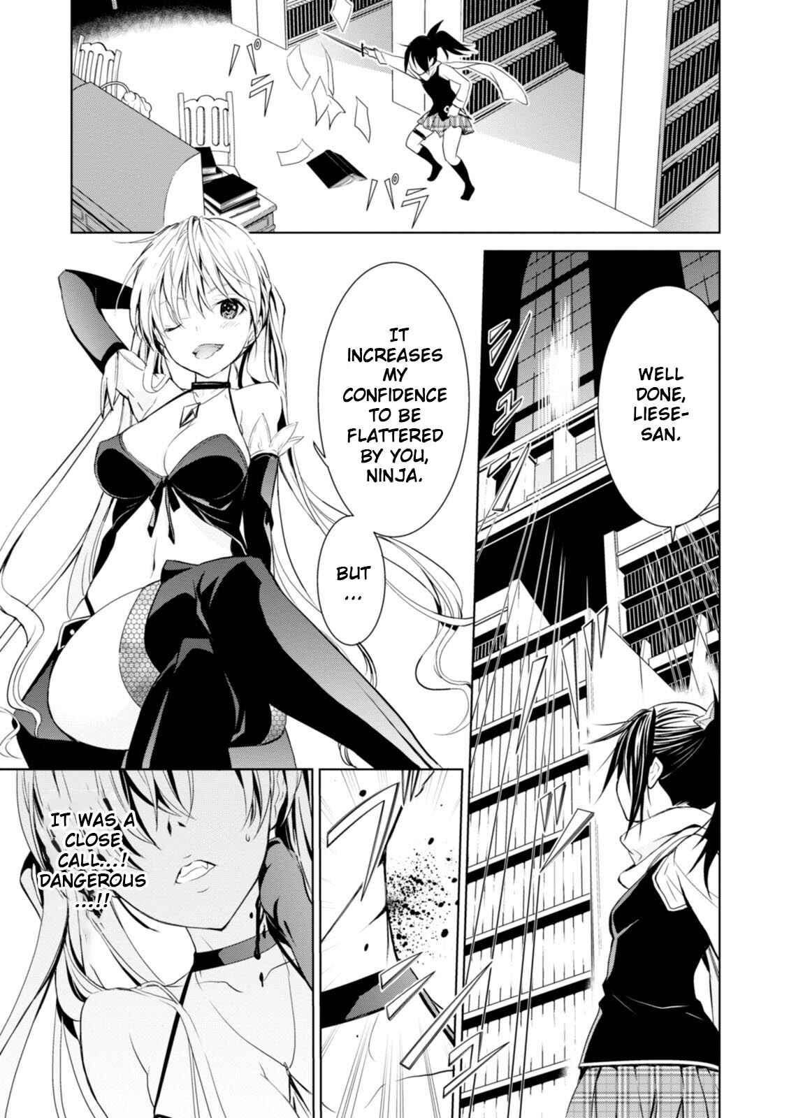 Page 21 Chapter 2 Trinity Seven: Liese Chronicle