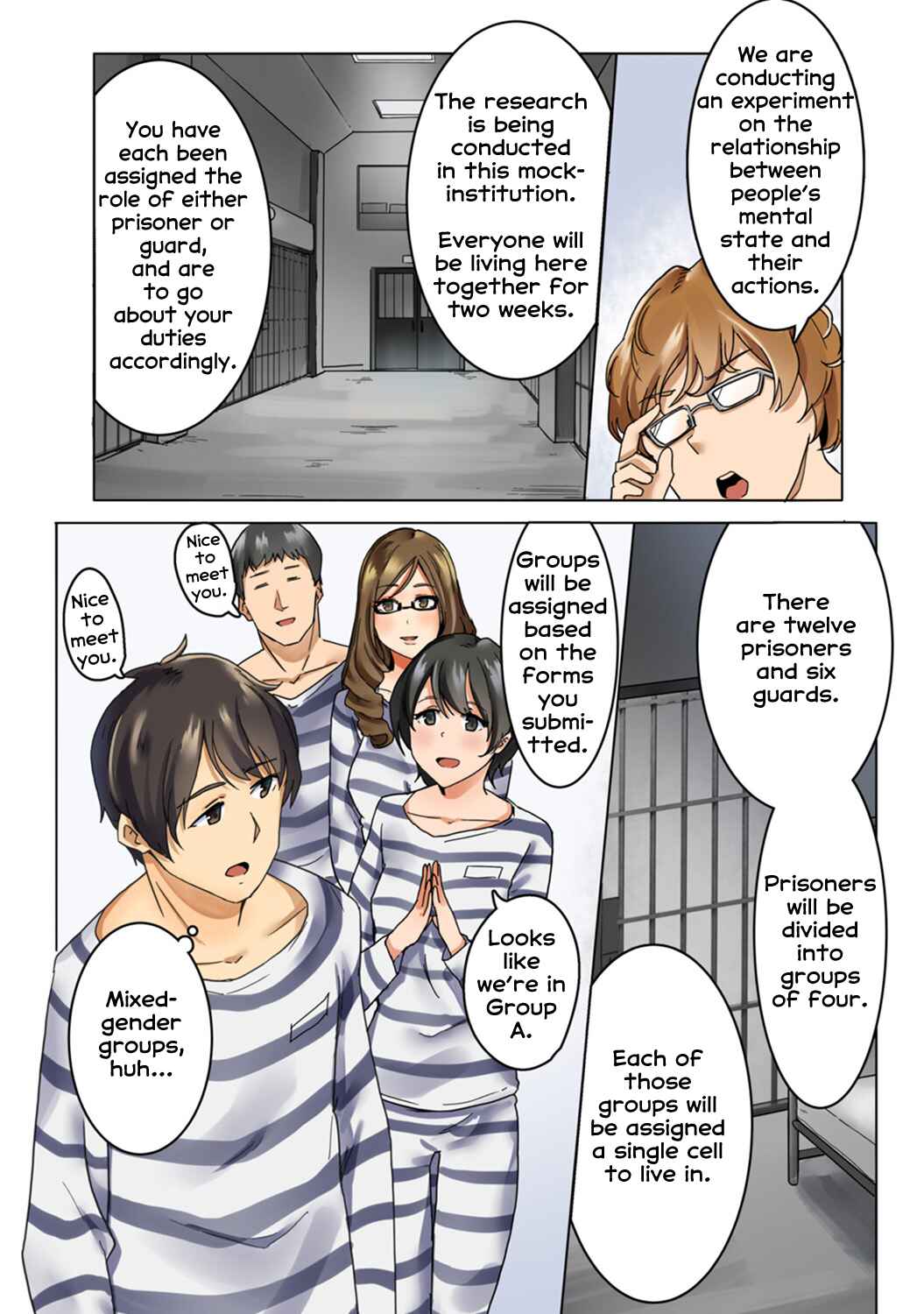 Page 5 Chapter 1 Kangoku Zemi Kanshu ni Zettai Fukujuu o Shiirarete