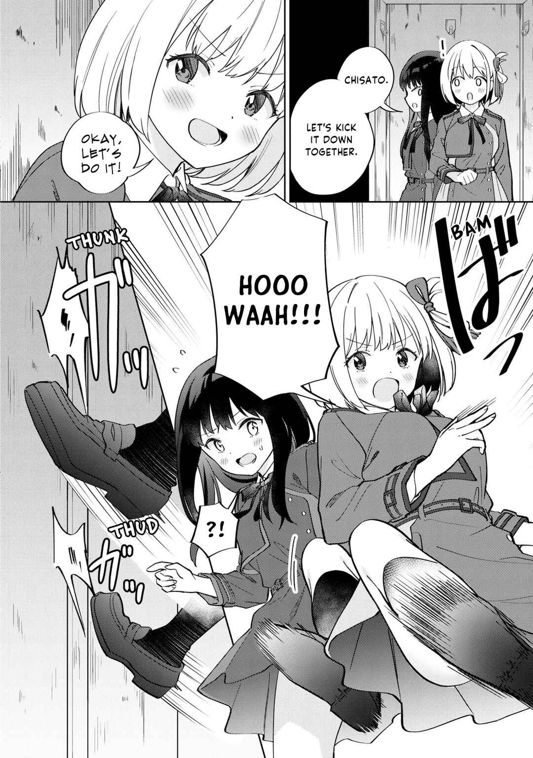 Page 4 Chapter 4 Lycoris Recoil: Koushiki Comic Anthology - Repeat