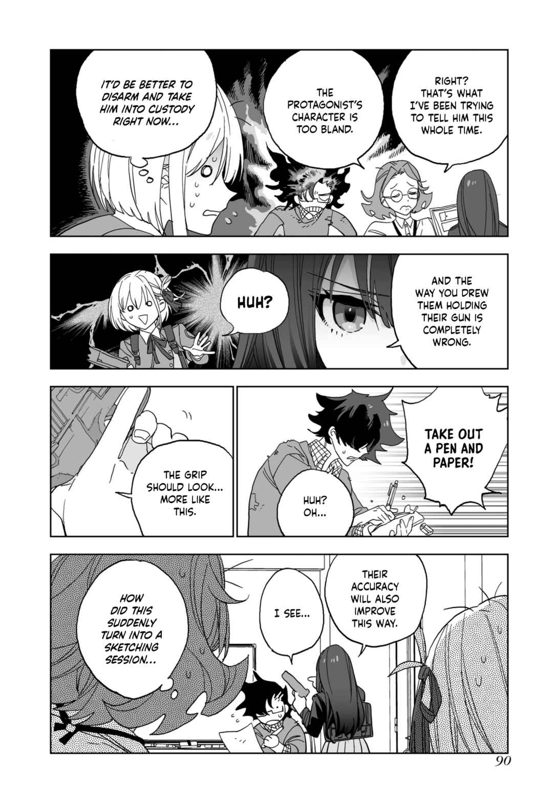 Page 4 Chapter 9 Lycoris Recoil: Koushiki Comic Anthology - Repeat