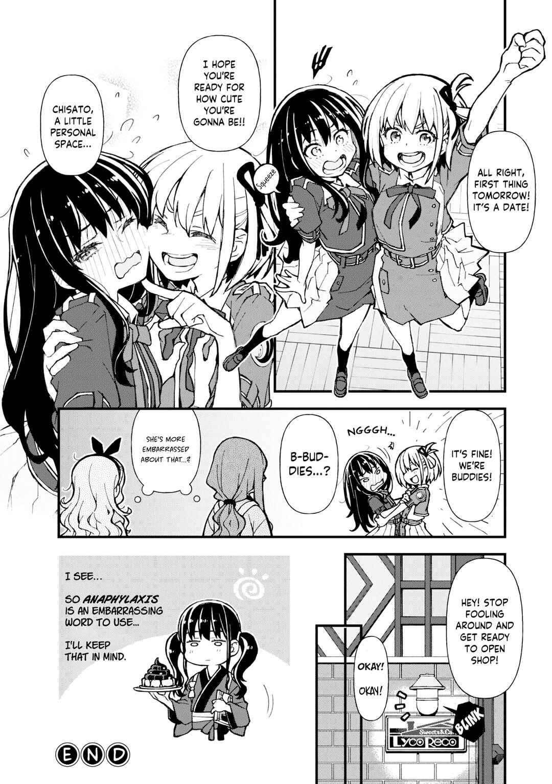 Page 10 Chapter 3 Lycoris Recoil: Koushiki Comic Anthology - Repeat