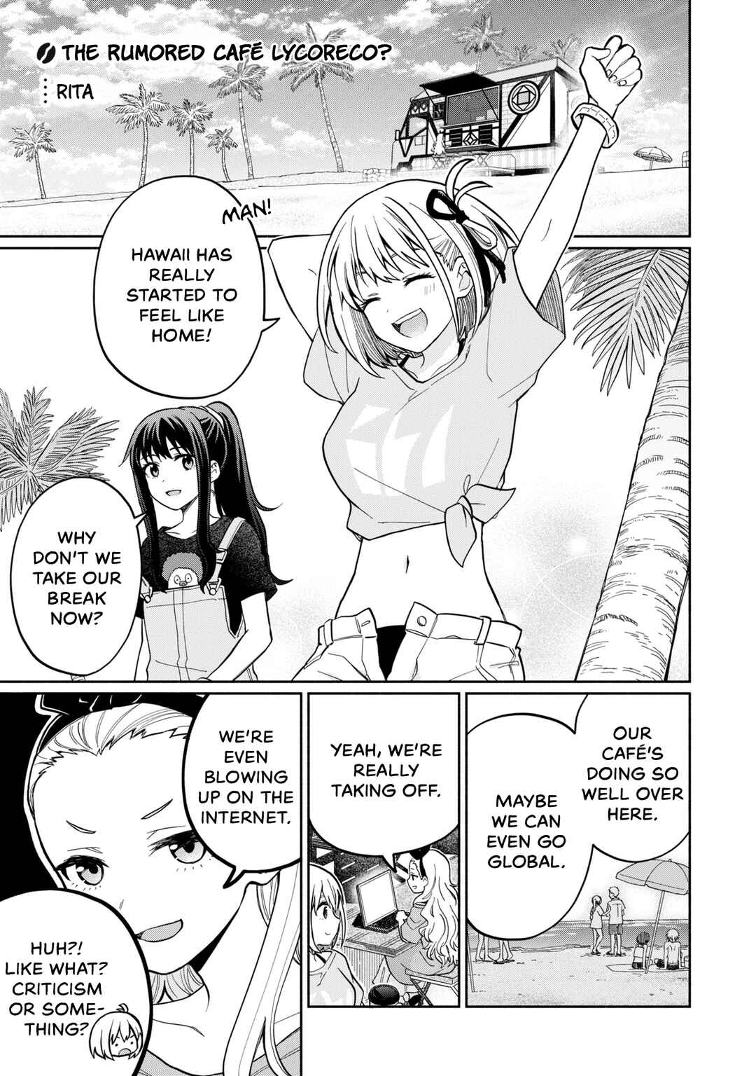 Page 1 Chapter 14 Lycoris Recoil: Koushiki Comic Anthology - Repeat