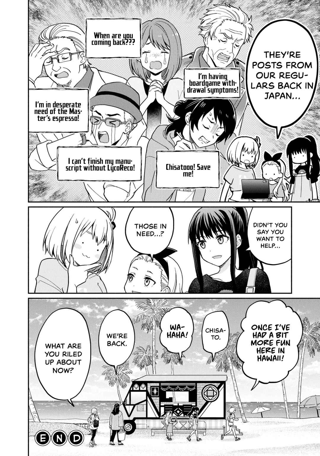 Page 8 Chapter 14 Lycoris Recoil: Koushiki Comic Anthology - Repeat