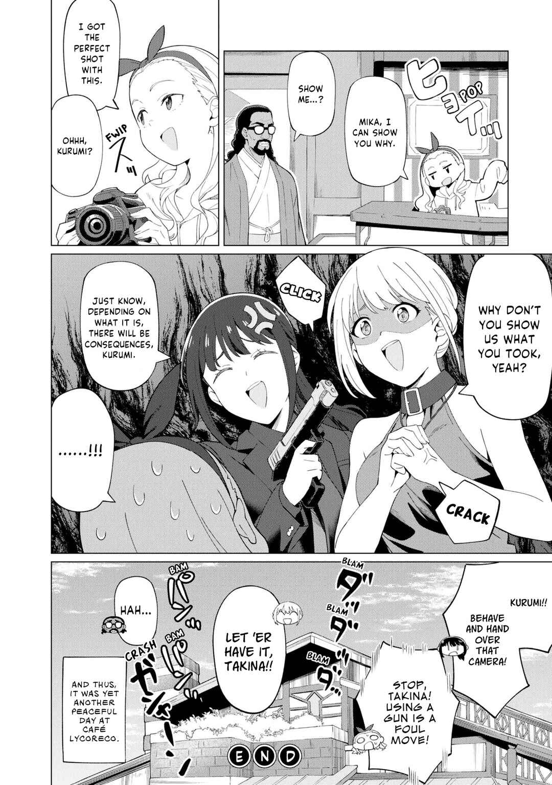 Page 10 Chapter 6 Lycoris Recoil: Koushiki Comic Anthology - Repeat