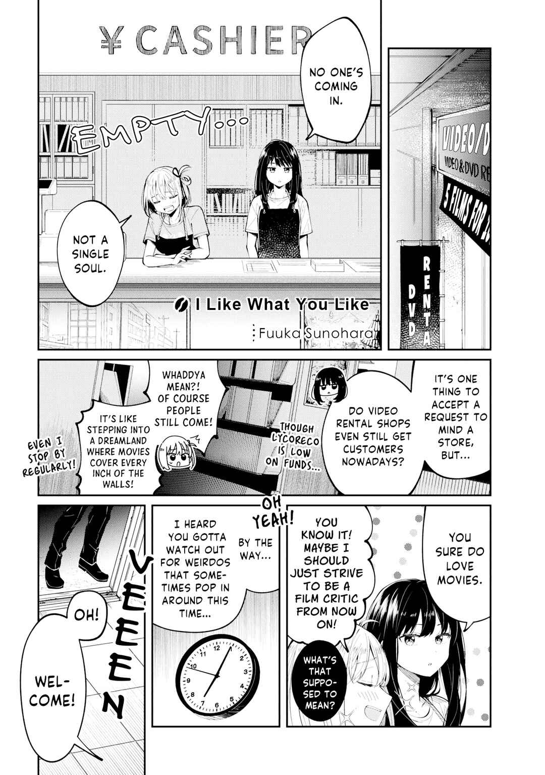 Page 1 Chapter 13 Lycoris Recoil: Koushiki Comic Anthology - Repeat