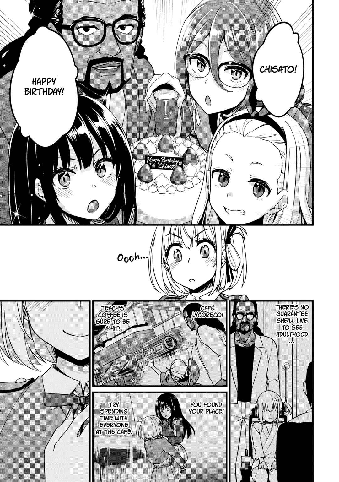 Page 9 Chapter 5 Lycoris Recoil: Koushiki Comic Anthology - Repeat