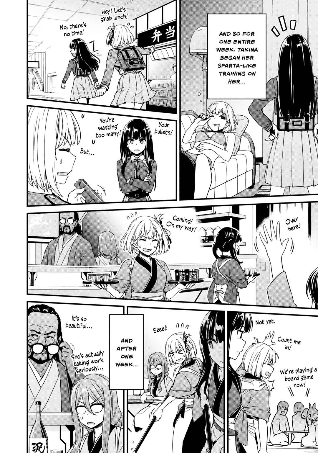 Page 4 Chapter 14 Lycoris Recoil: Koushiki Comic Anthology - Repeat