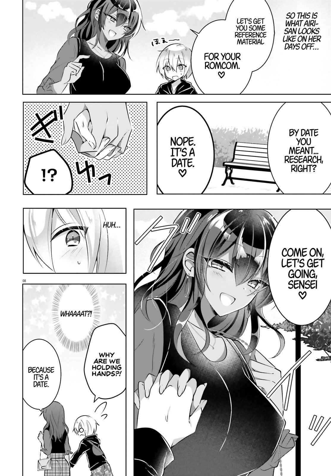 Page 8 Chapter 2 Kasshoku Henshuu-san to Shota Mangaka