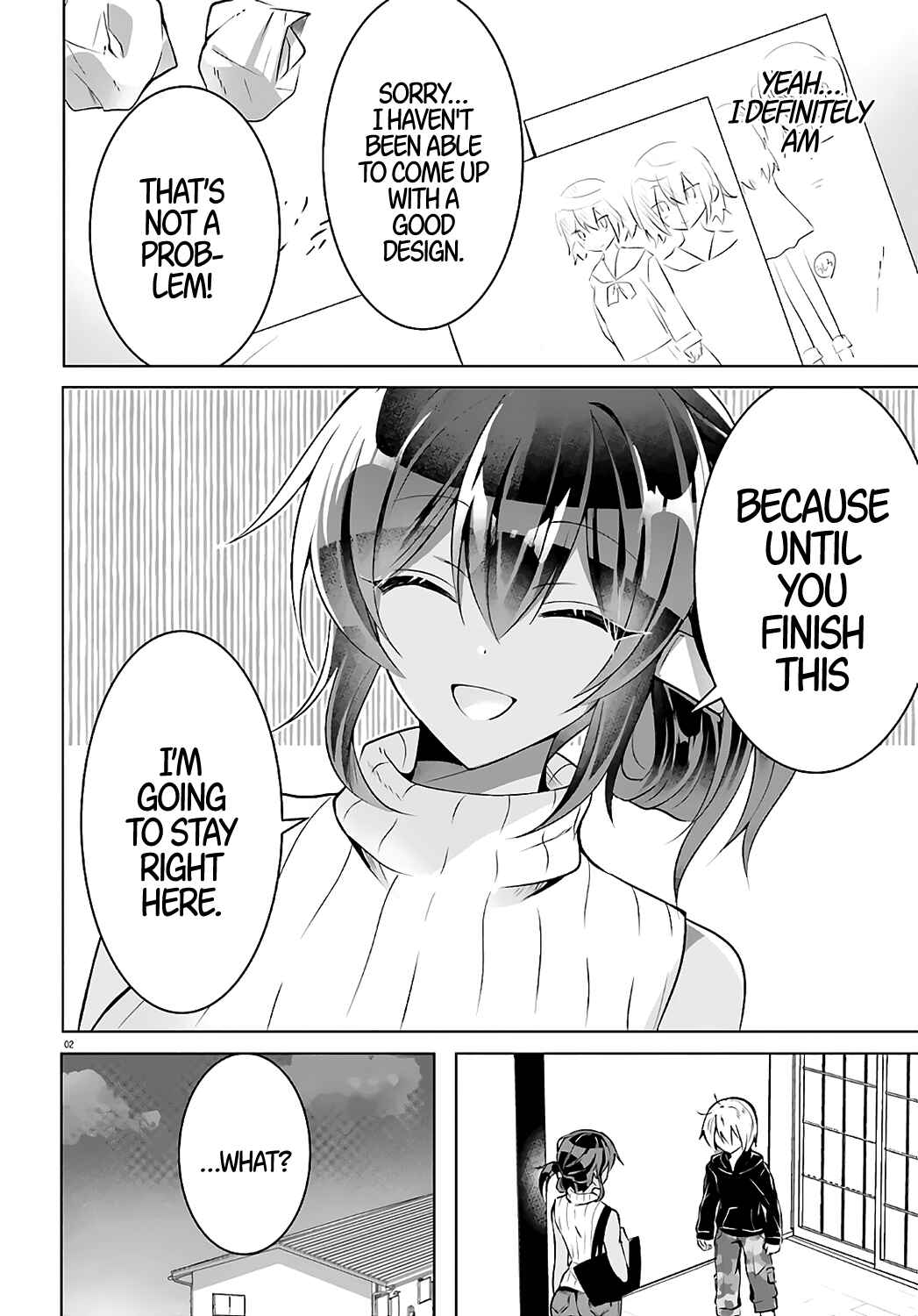 Page 2 Chapter 3 Kasshoku Henshuu-san to Shota Mangaka