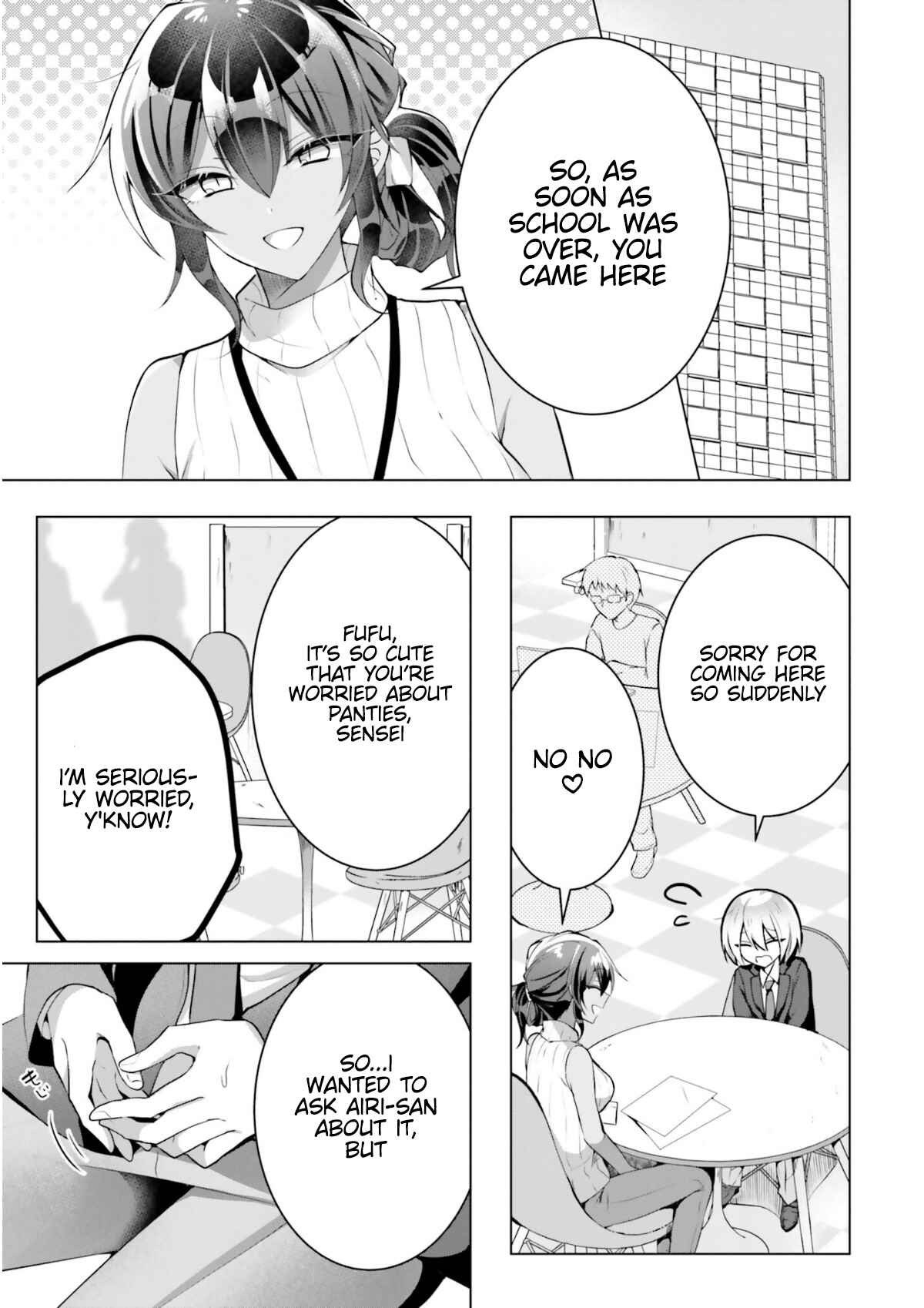 Page 12 Chapter 6 Kasshoku Henshuu-san to Shota Mangaka