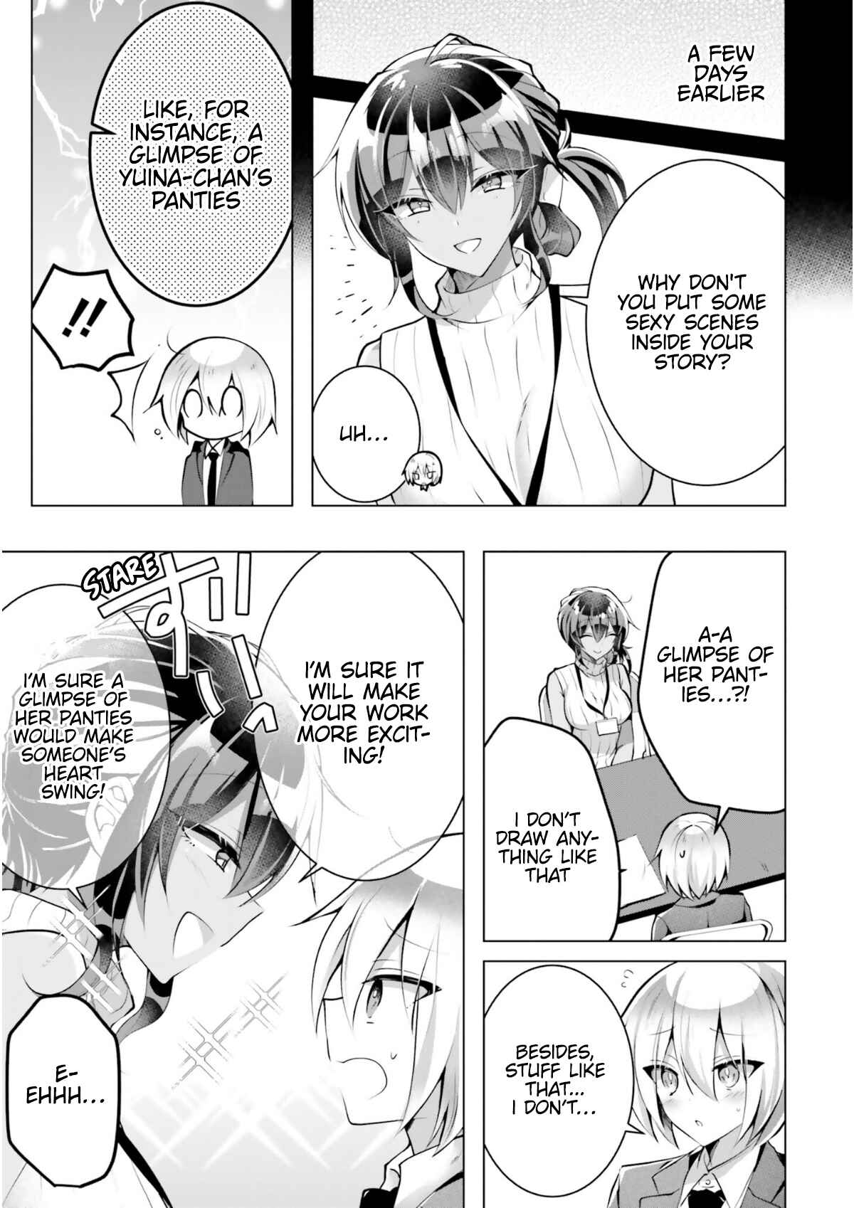 Page 4 Chapter 6 Kasshoku Henshuu-san to Shota Mangaka