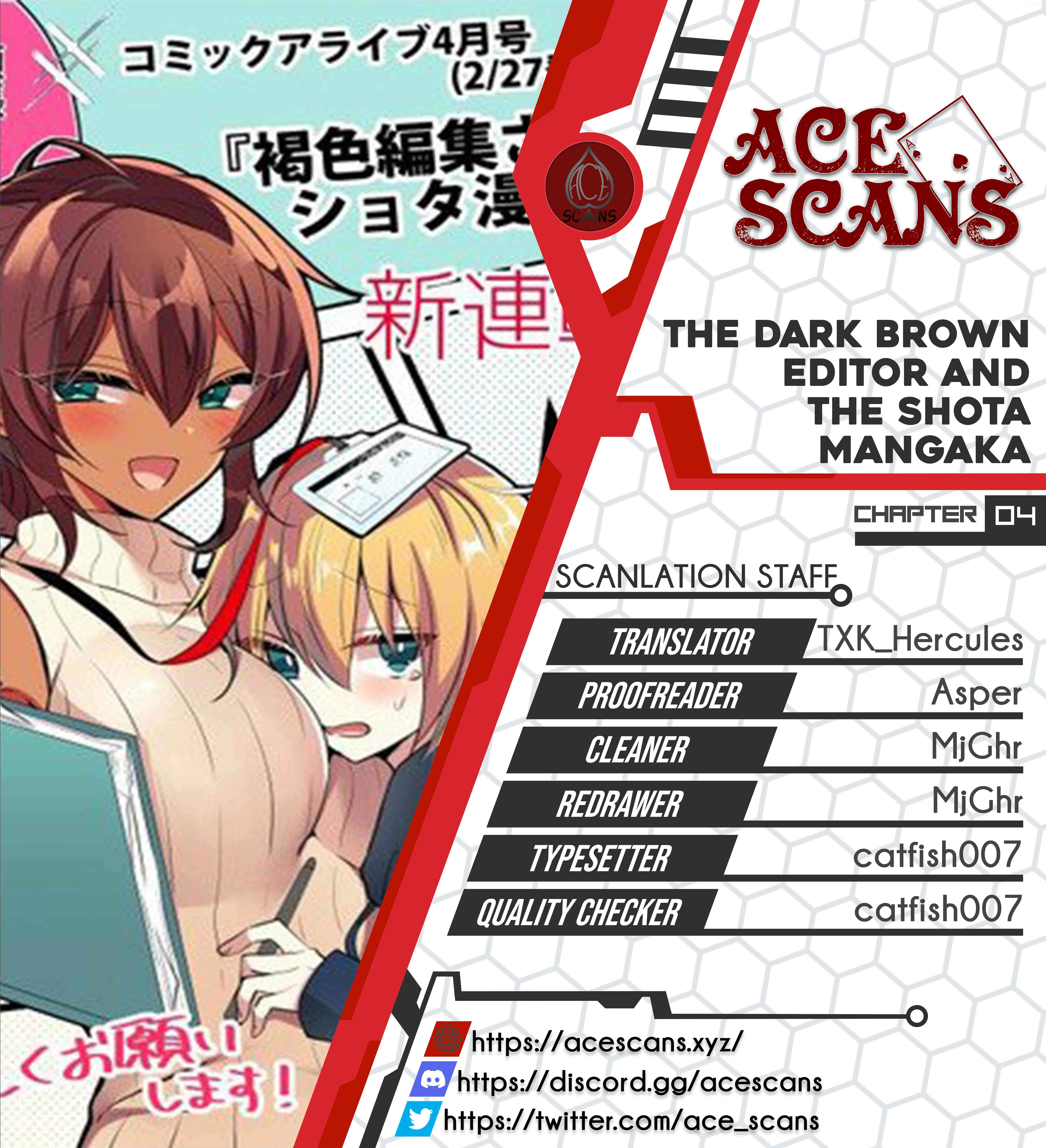 Page 1 Chapter 4 Kasshoku Henshuu-san to Shota Mangaka