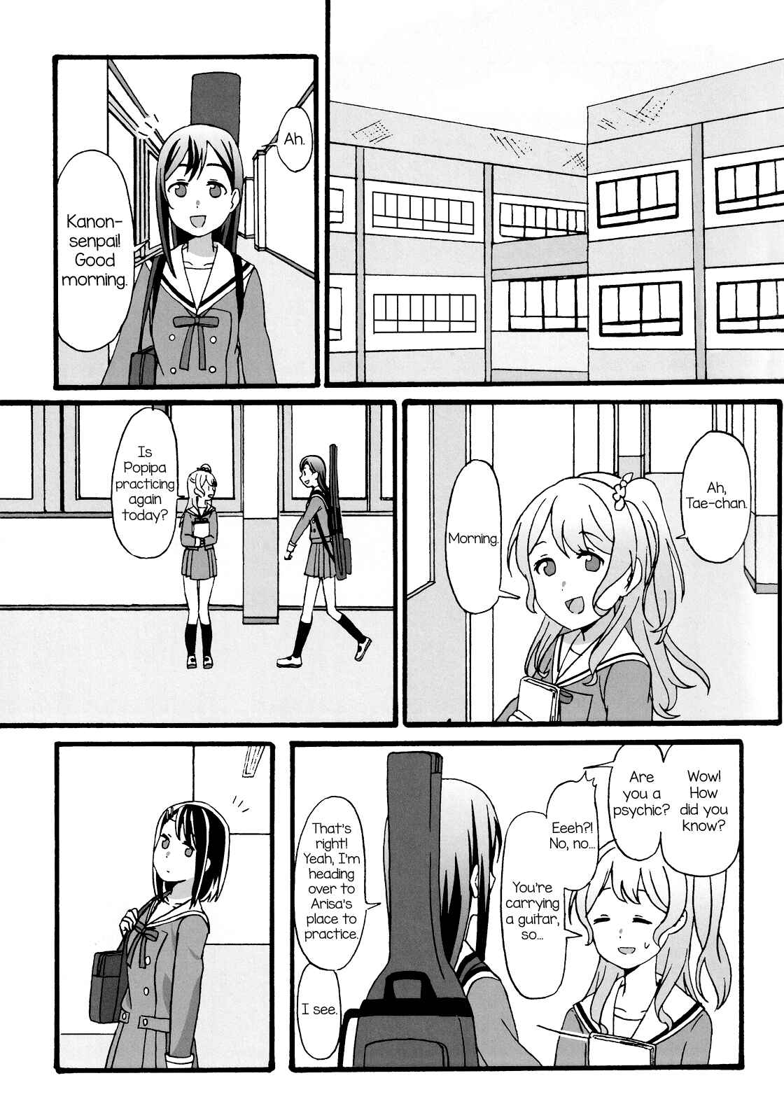 Page 4 Chapter Unknown_fff9 BanG Dream! - Jellyfish, Cafe, and Aquarium (Doujinshi)