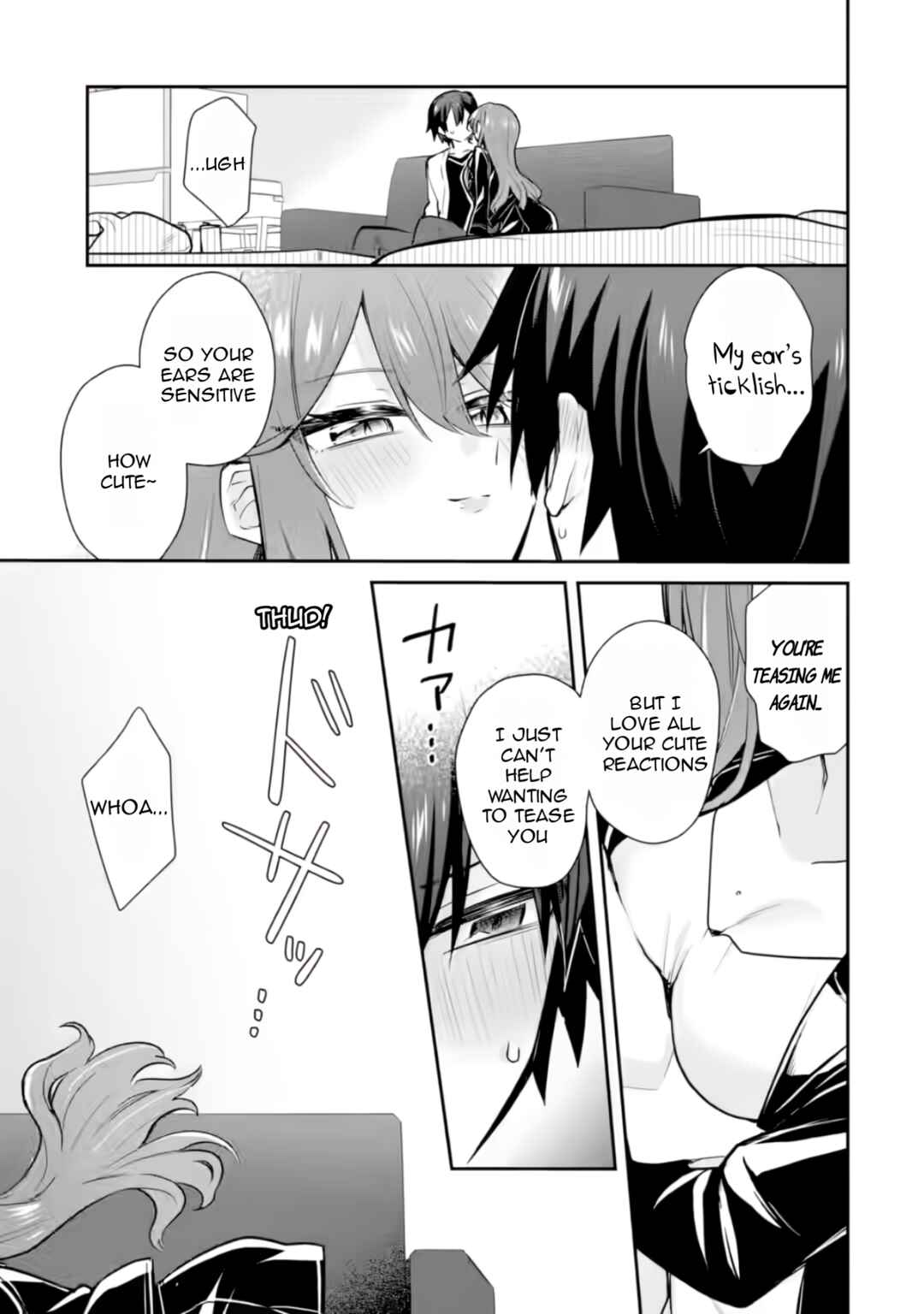 Page 12 Chapter 2 Osake to Senpai Kanojo to no Amaama Doukyo Lovecome wa Nijuusai ni Natte kara