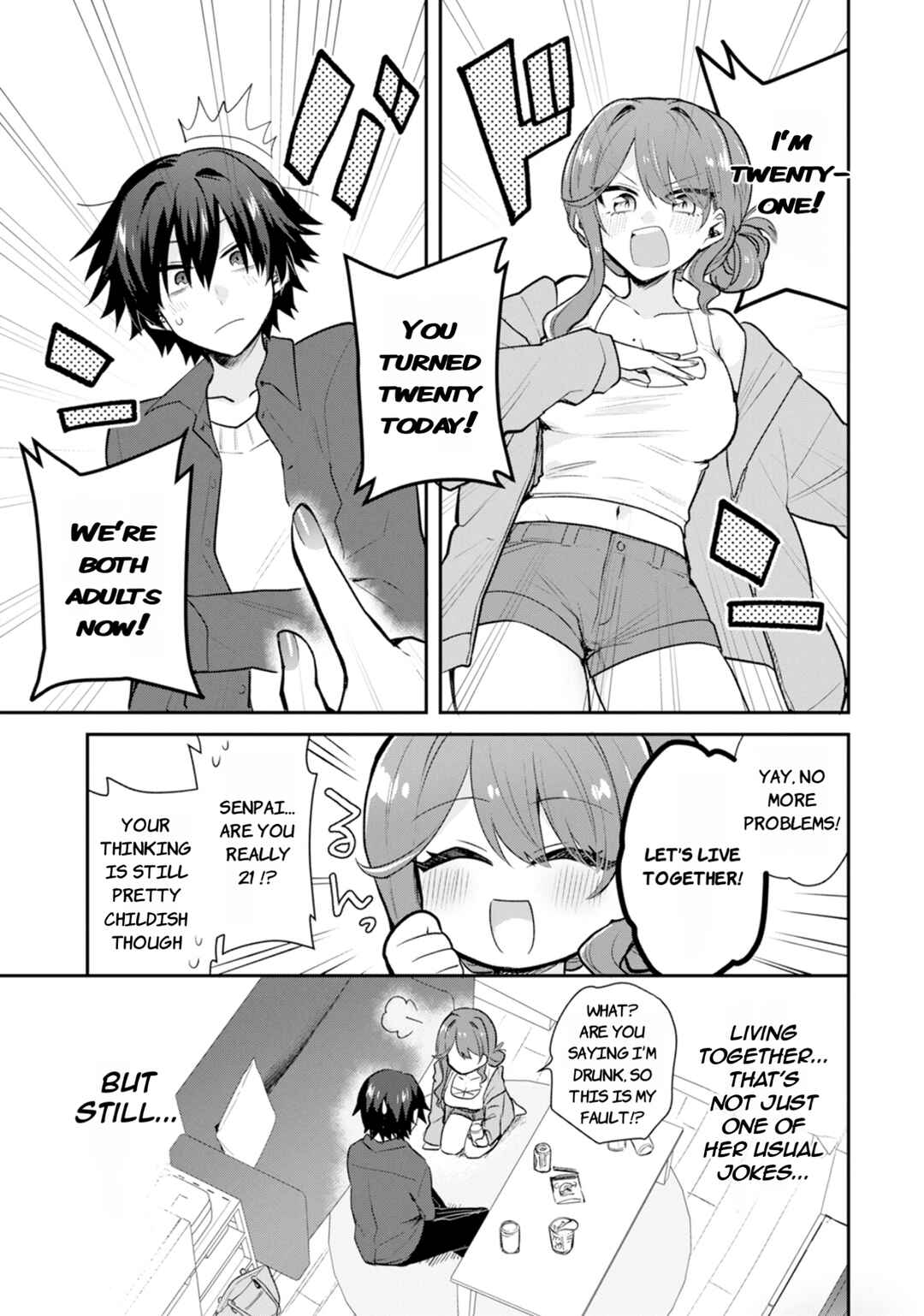 Page 6 Chapter 1 Osake to Senpai Kanojo to no Amaama Doukyo Lovecome wa Nijuusai ni Natte kara