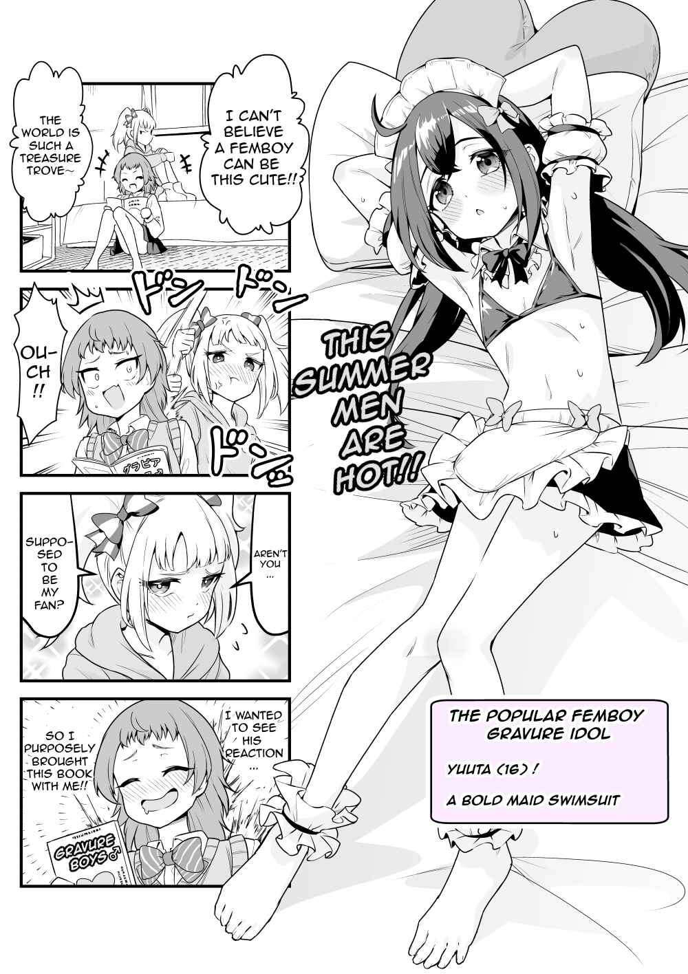 Page 1 Chapter 12 Densetsu no Otokonoko Mokkori Haishinsha