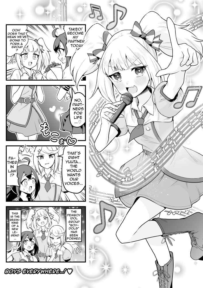 Page 1 Chapter 28 Densetsu no Otokonoko Mokkori Haishinsha