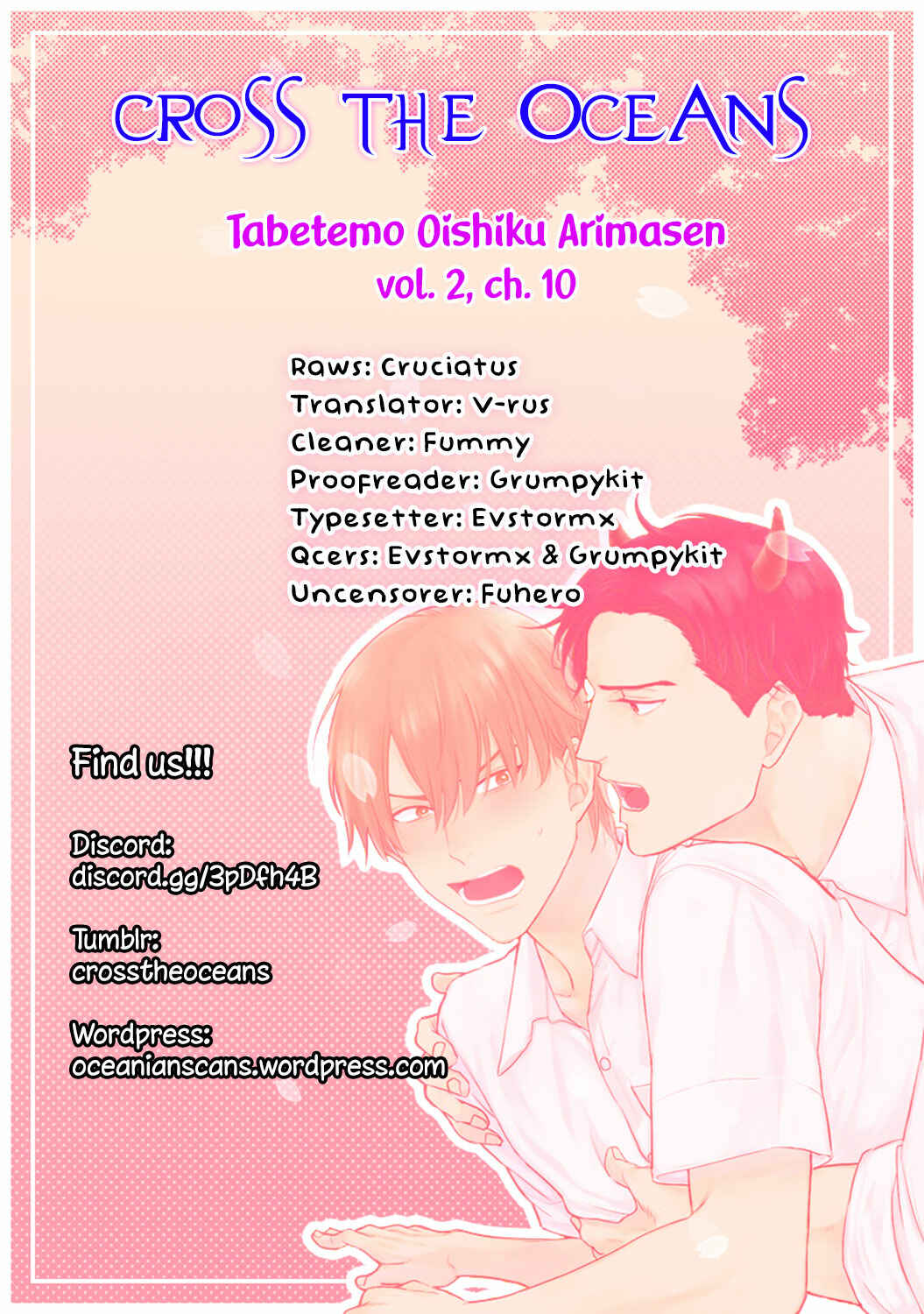 Page 1 Chapter 10 Tabetemo Oishiku Arimasen